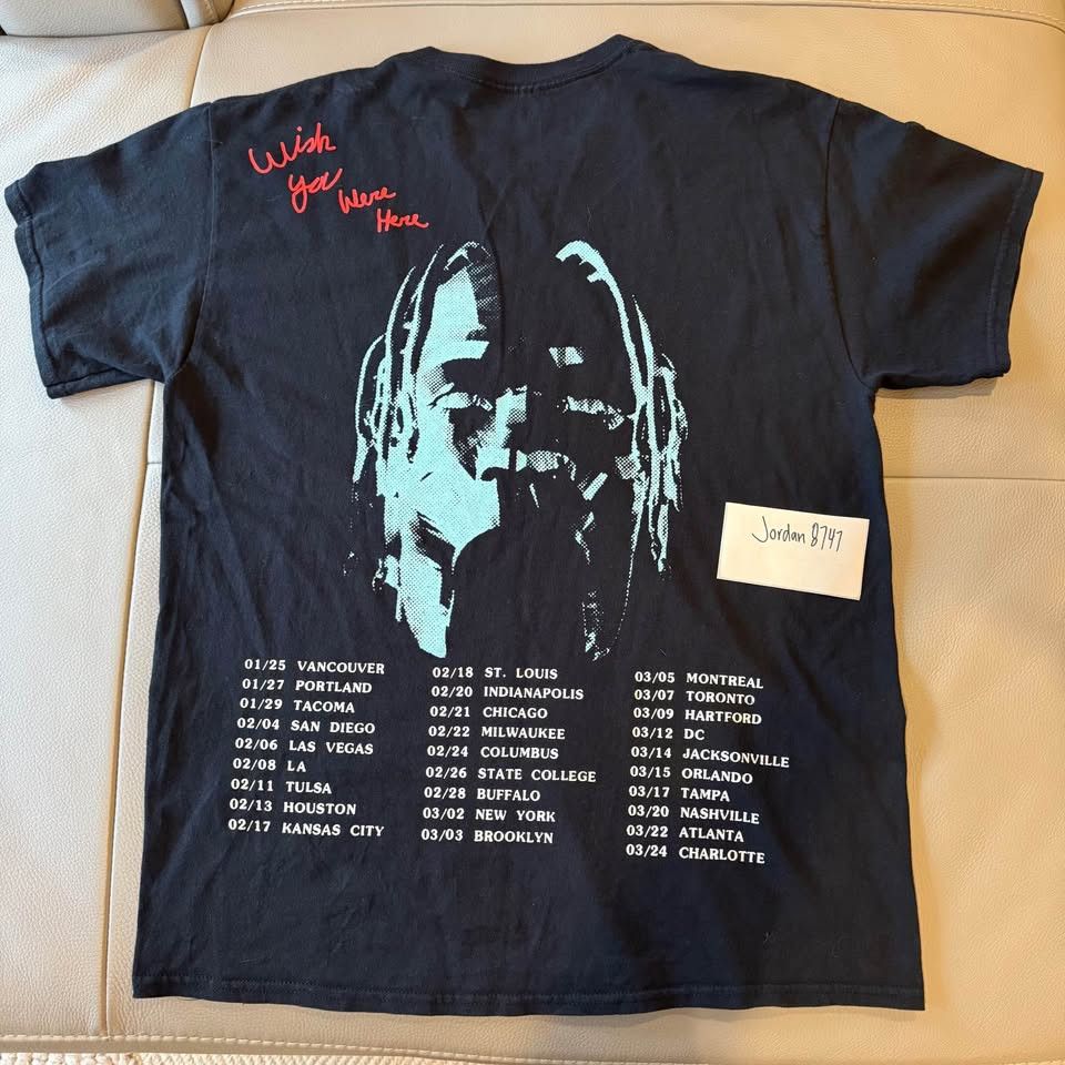Travis Scott Astroworld Tour Tee Travis Scott Size L Black Used Hoodie, Sweatshirt | PodTeesHub.com