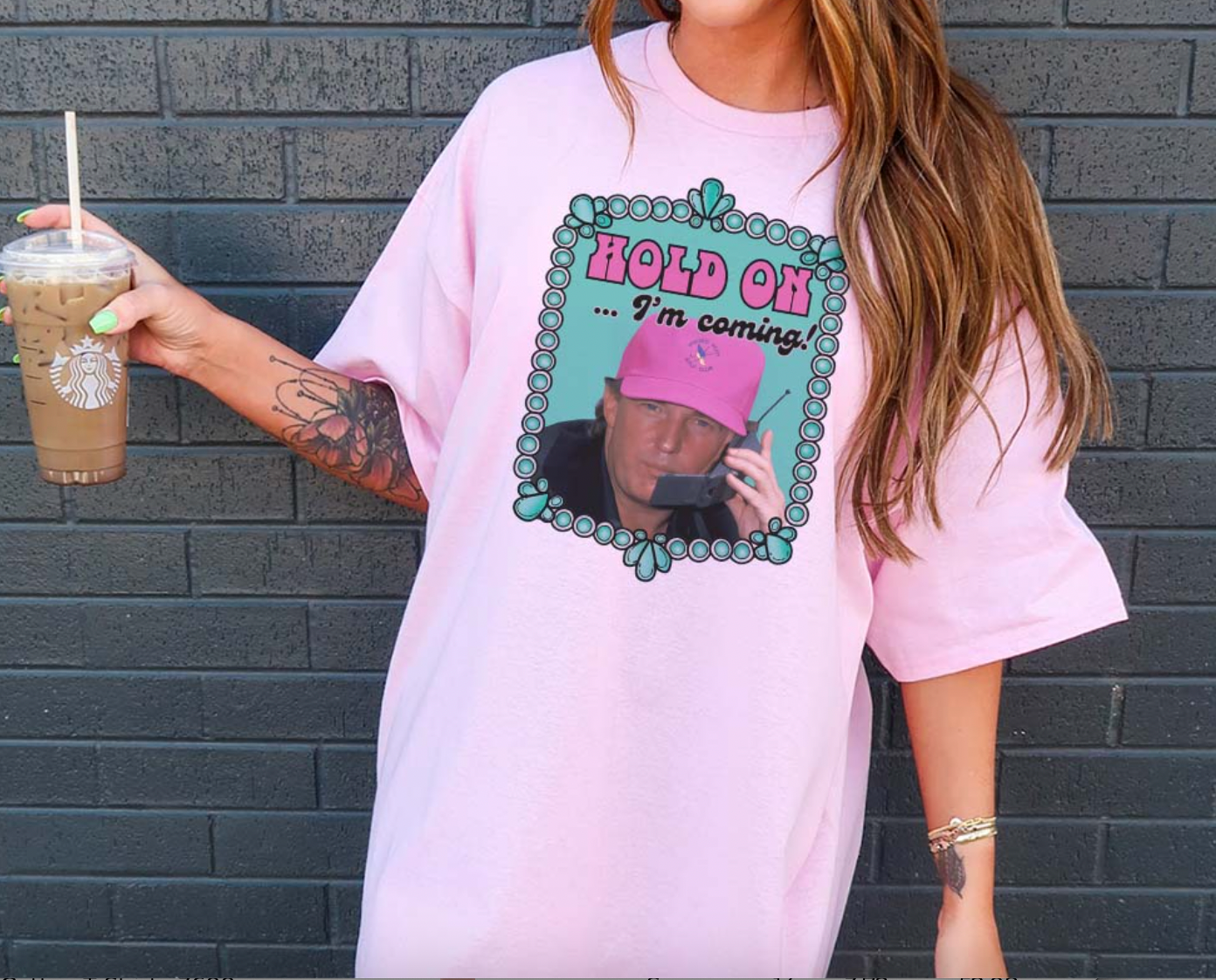 Hold On I'm Coming!- Trump Tee Hoodie, Sweatshirt | PodTeesHub.com