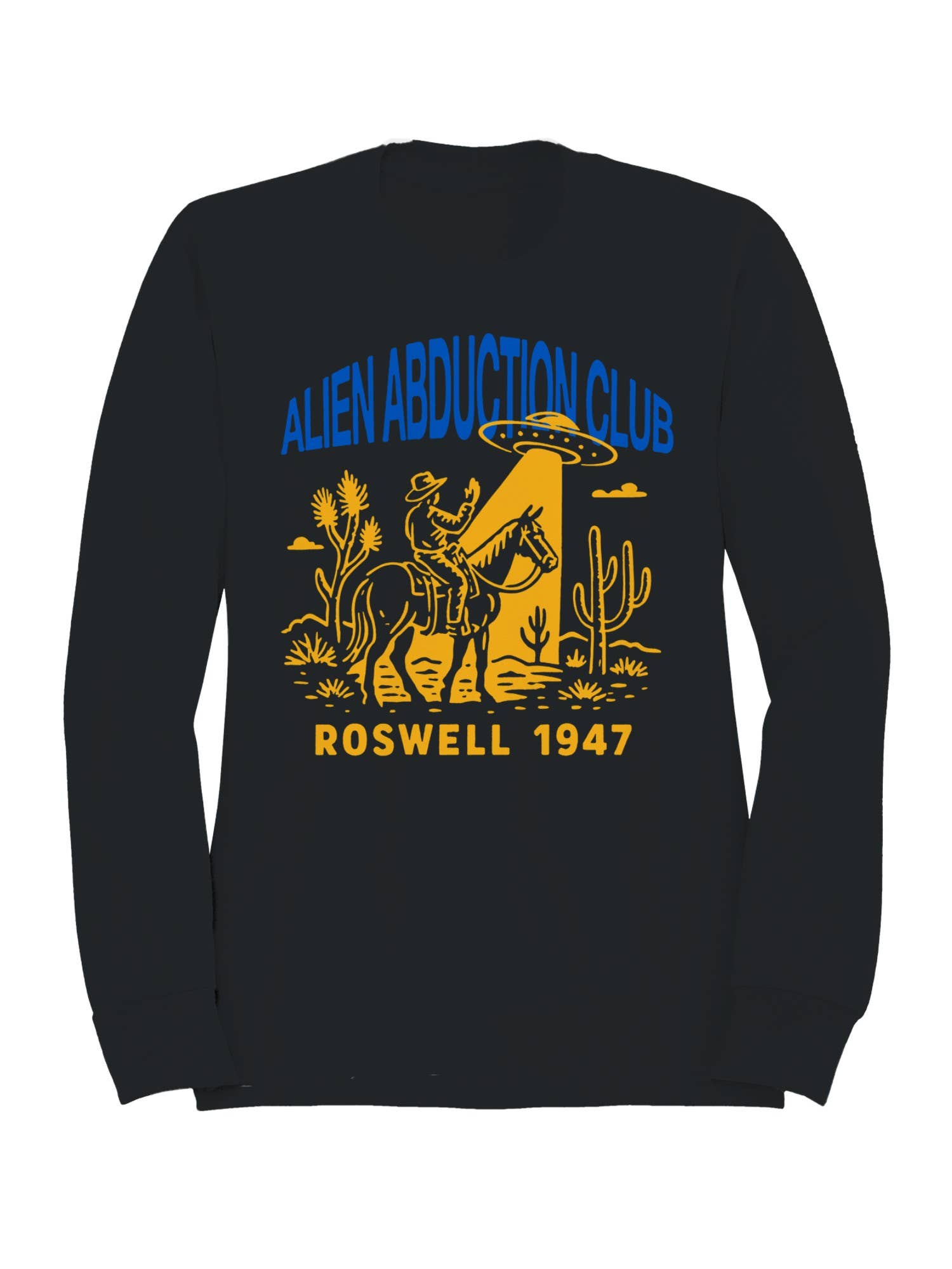 Roswell 1947 Alien Abduction Design Women's Sweatshirt T-Shirts, Hoodie | PodTeesHub.com