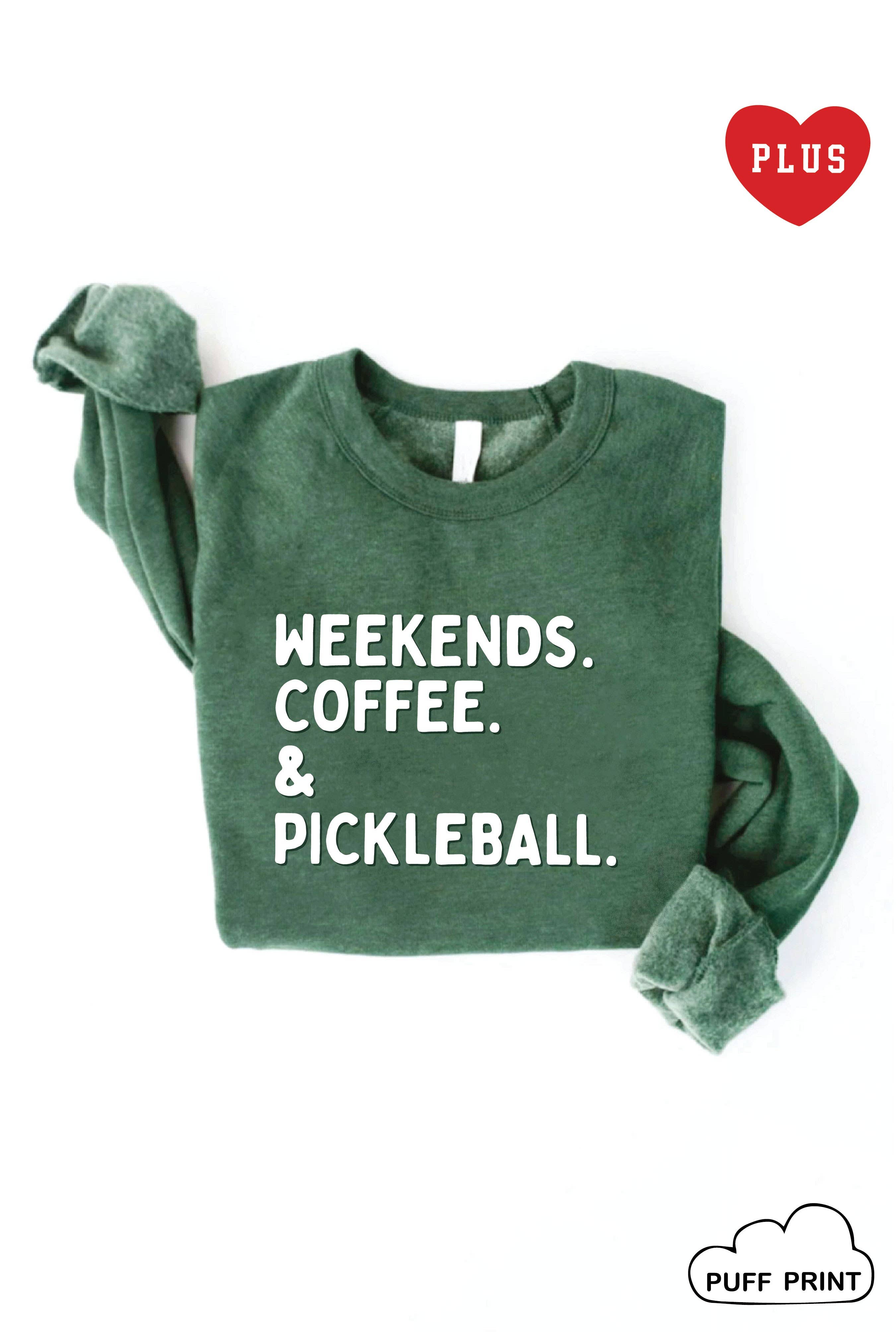 Pickleball Puff Plus Graphic Sweatshirt T-Shirts, Hoodie | PodTeesHub.com