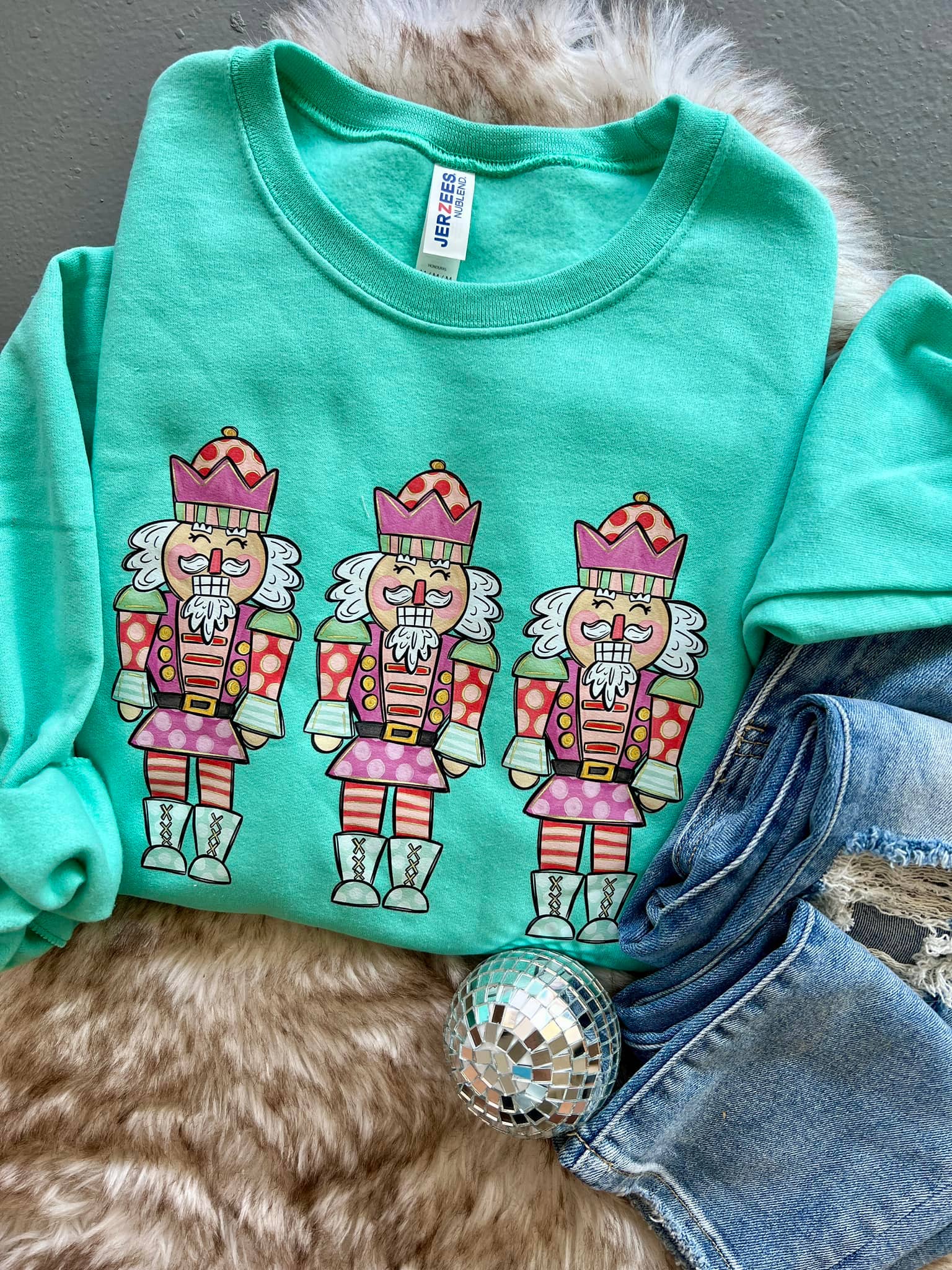 Colorful Nutcracker Trio Dtf Sweatshirt T-Shirts, Hoodie | PodTeesHub.com