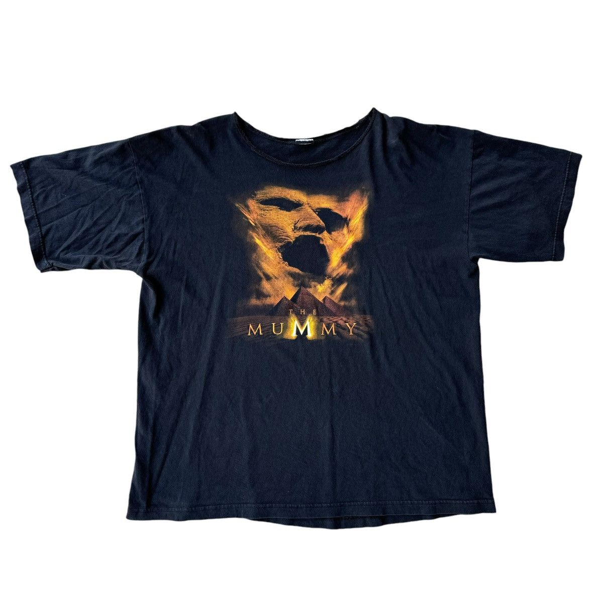 Vintage 1999 The Mummy Movie Promo Tee Shirt Scary Horror Halloween Hoodie, Sweatshirt | PodTeesHub.com