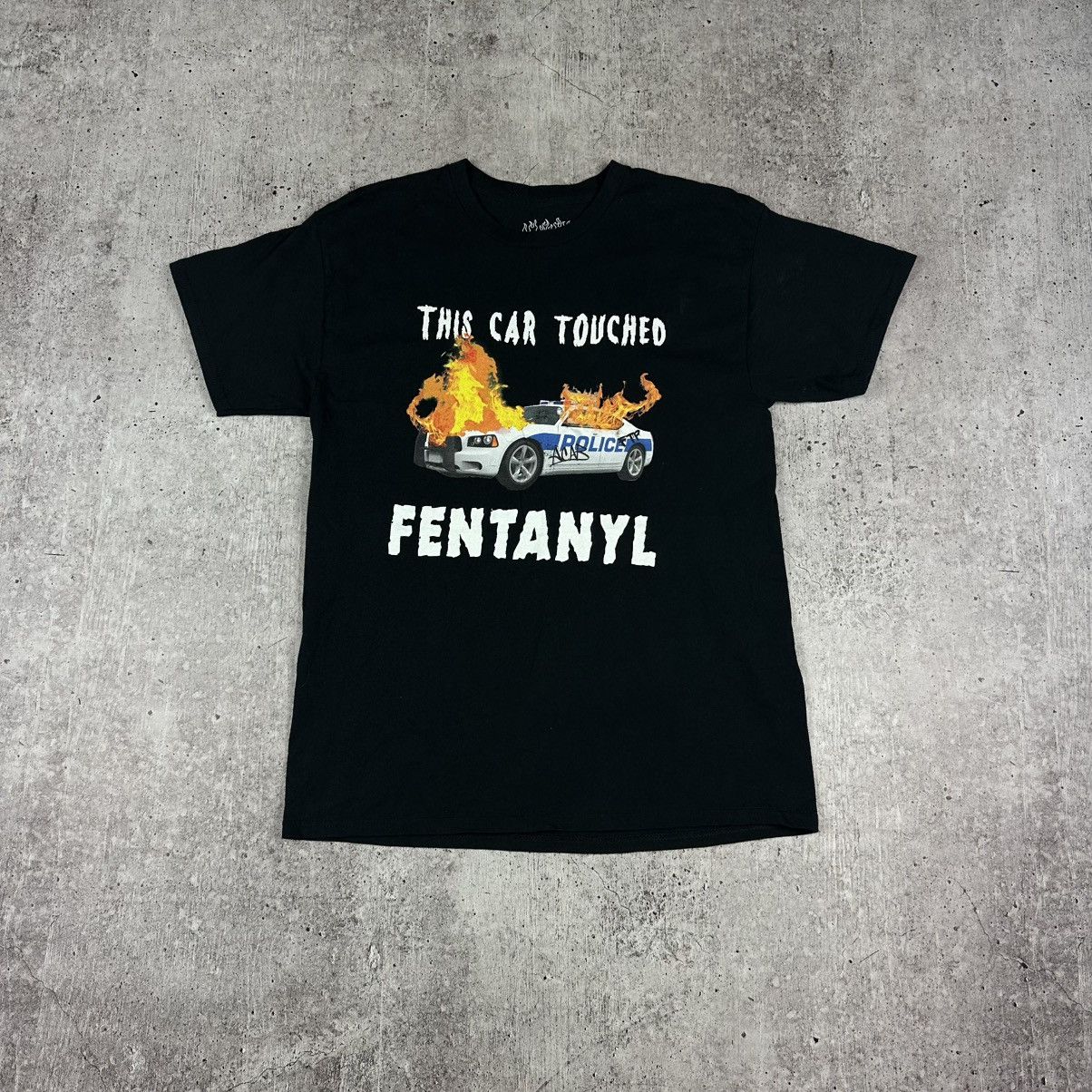 Vintage This Car Touched Fentanyl Funny T-Shirts, Hoodie, Sweatshirt