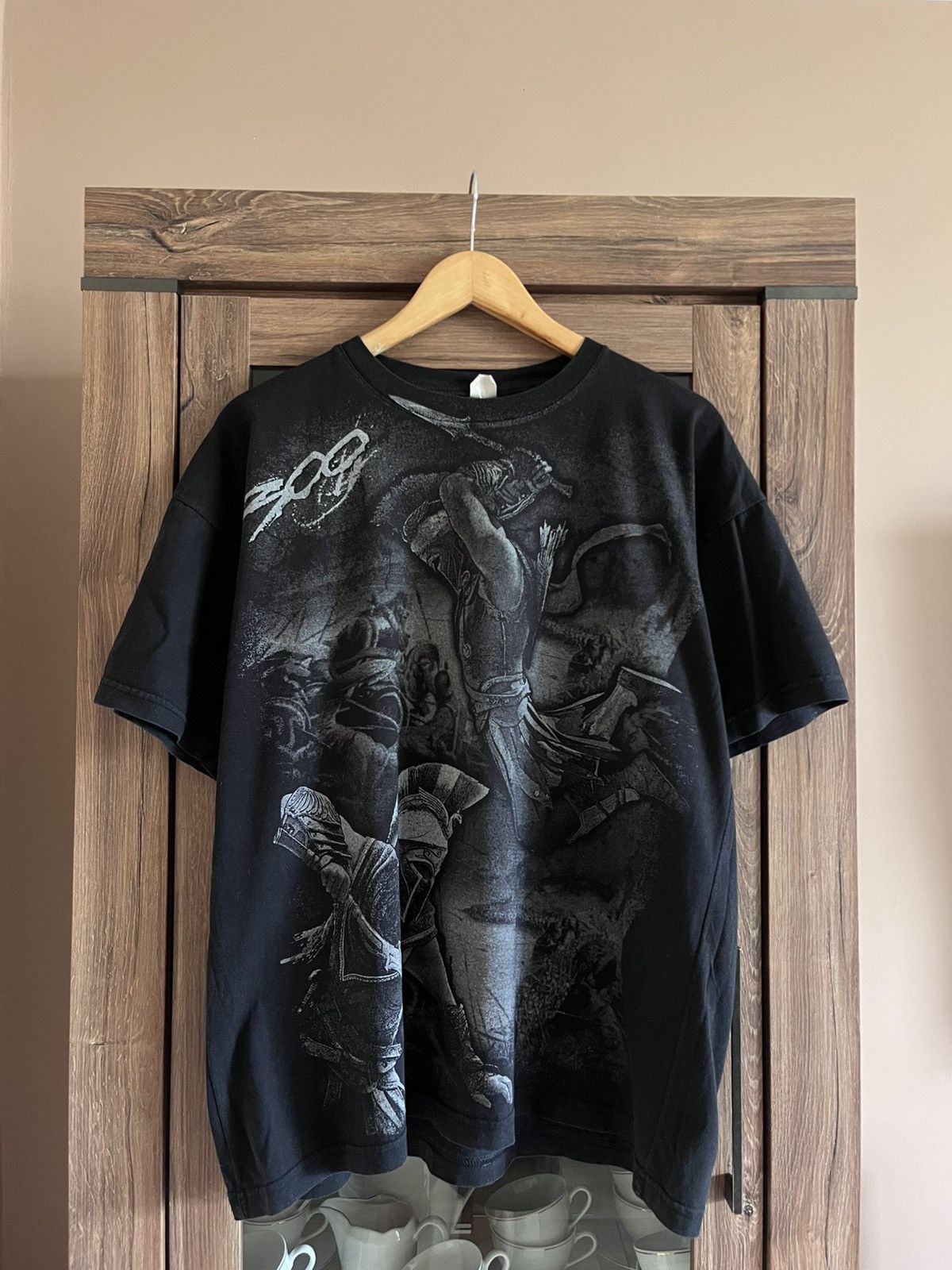 Other 300 Spartan Movie Tee Shirt Full Printed Gothic Black L Hoodie, Sweatshirt | PodTeesHub.com