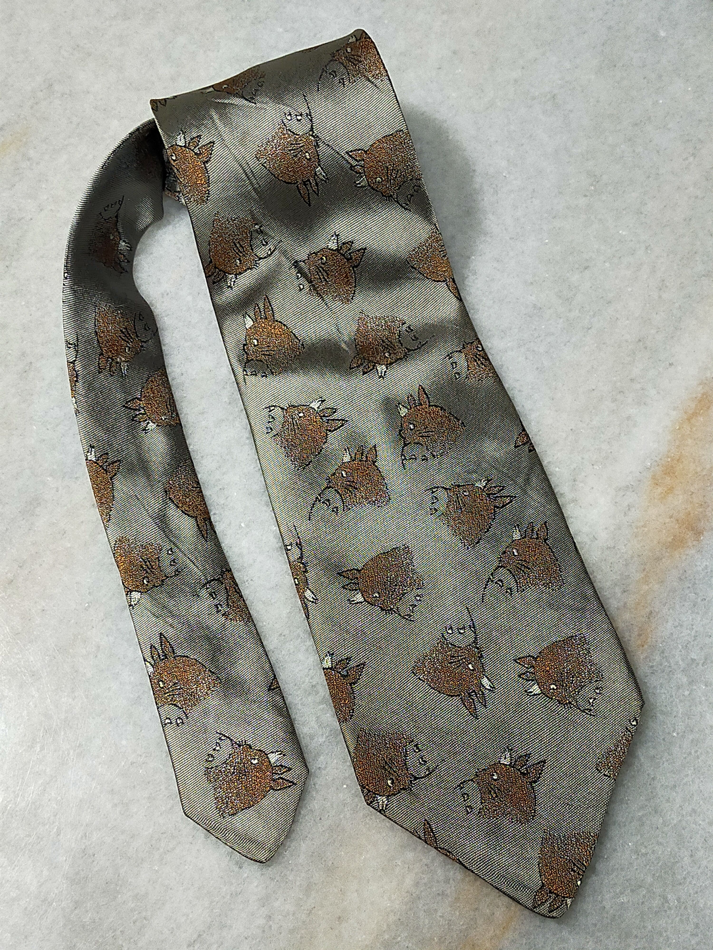 Japanese Brand Studio Ghibli Anime Totoro Rare Silk Tie T-Shirts, Hoodie, Sweatshirt | PodTeesHub.com