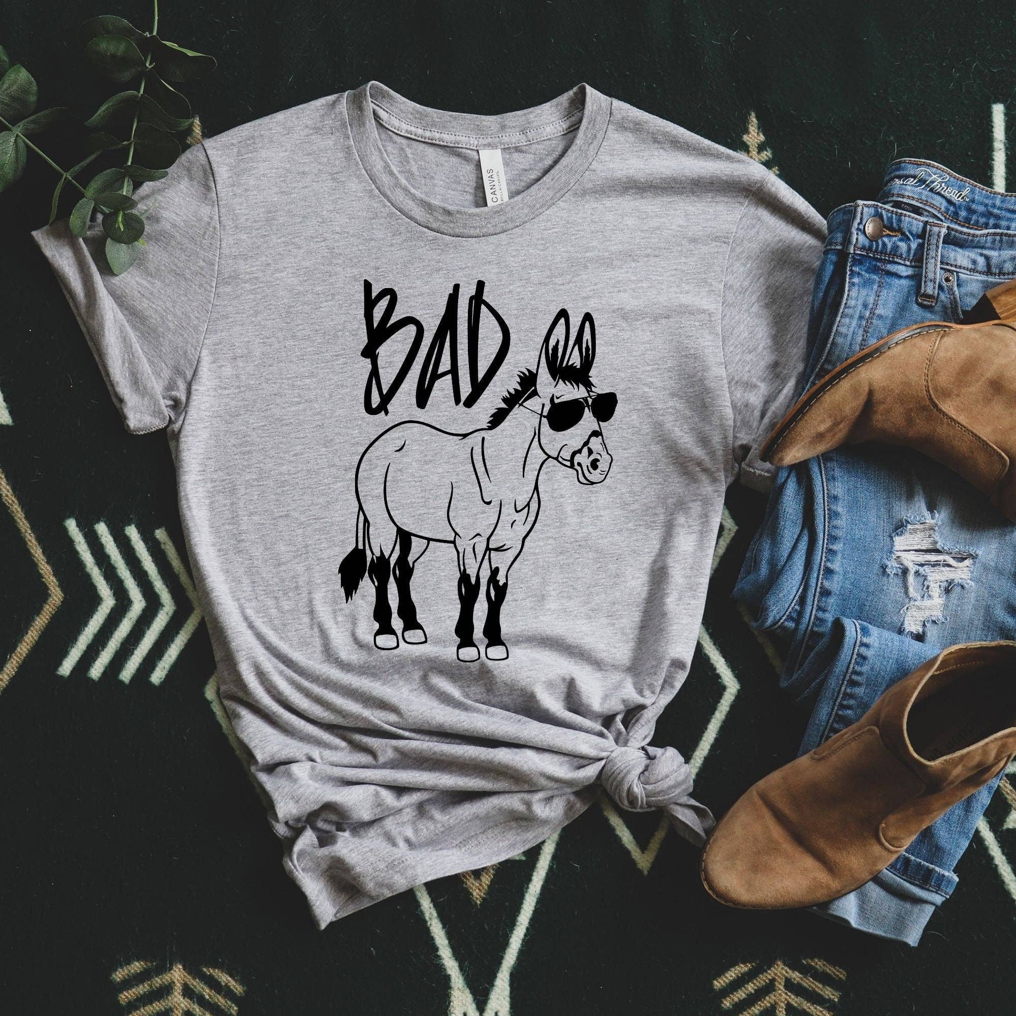 Funny Badass Donkey Tshirt *Unisex Fit*038 Hoodie, Sweatshirt | PodTeesHub.com