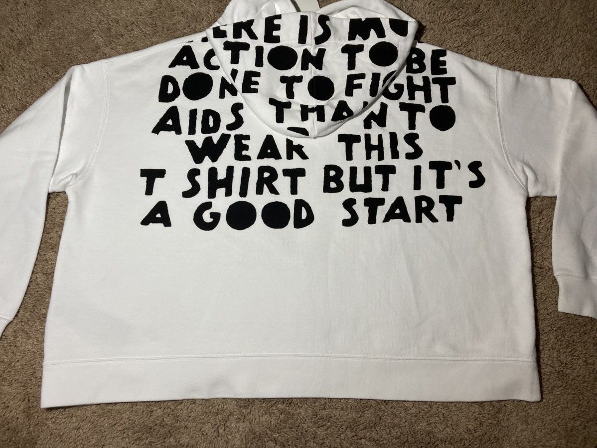 Maison Margiela New Ss22 Maison Margiela Aids Sweatshirt Cropped Logo Print T-Shirts, Hoodie | PodTeesHub.com