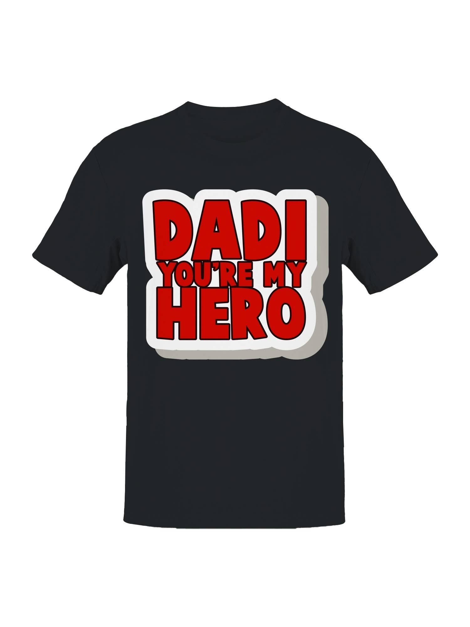 Hero Dad Sticker Decal Gift Men's T-Shirt Hoodie, Sweatshirt | PodTeesHub.com