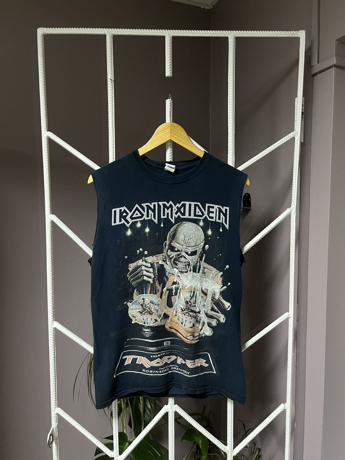 Maiden Vintage Iron Maiden Tank Sleevless Band Tee Rock Punk Style Hoodie, Sweatshirt | PodTeesHub.com