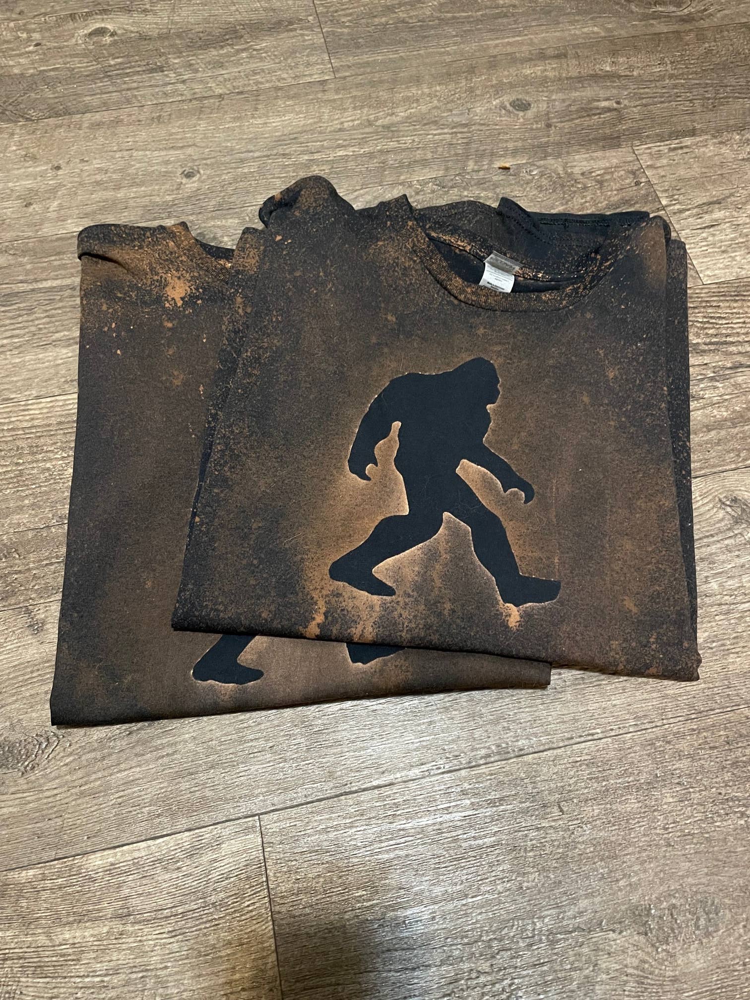 Bigfoot Silhouette T-Shirt (Black) Hoodie, Sweatshirt | PodTeesHub.com