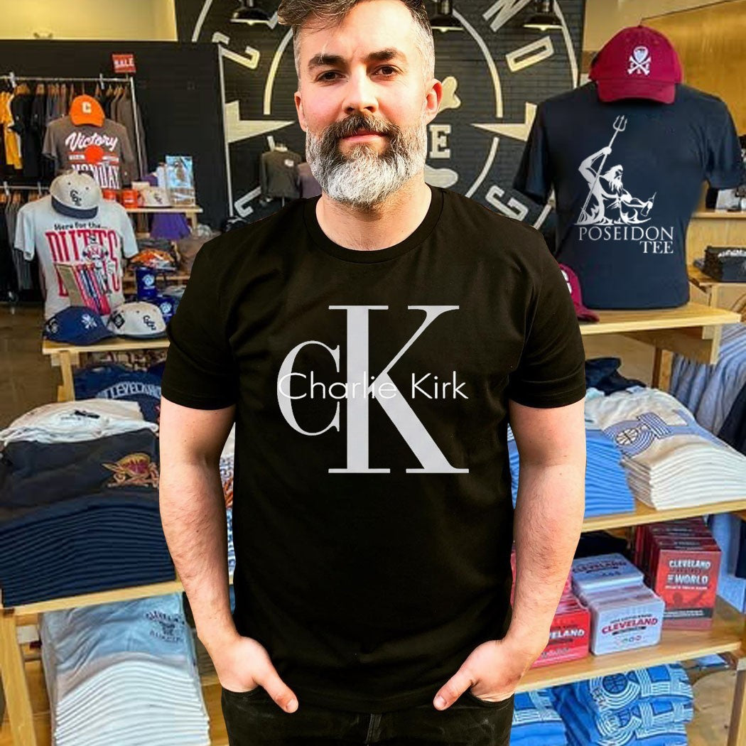 Charlie Kirk CK Logo T-shirt