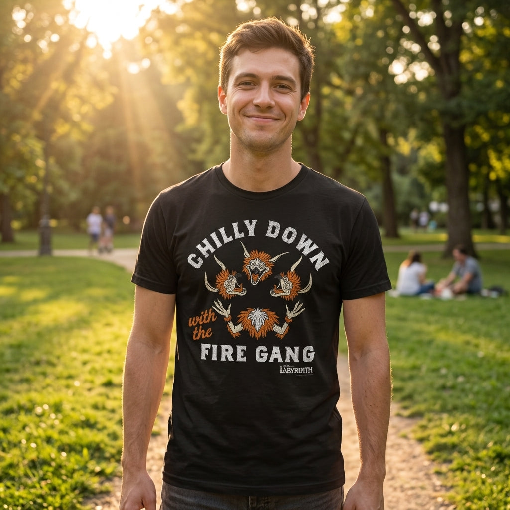 Chilly Down With The Fire Gang Men's T Shirt
