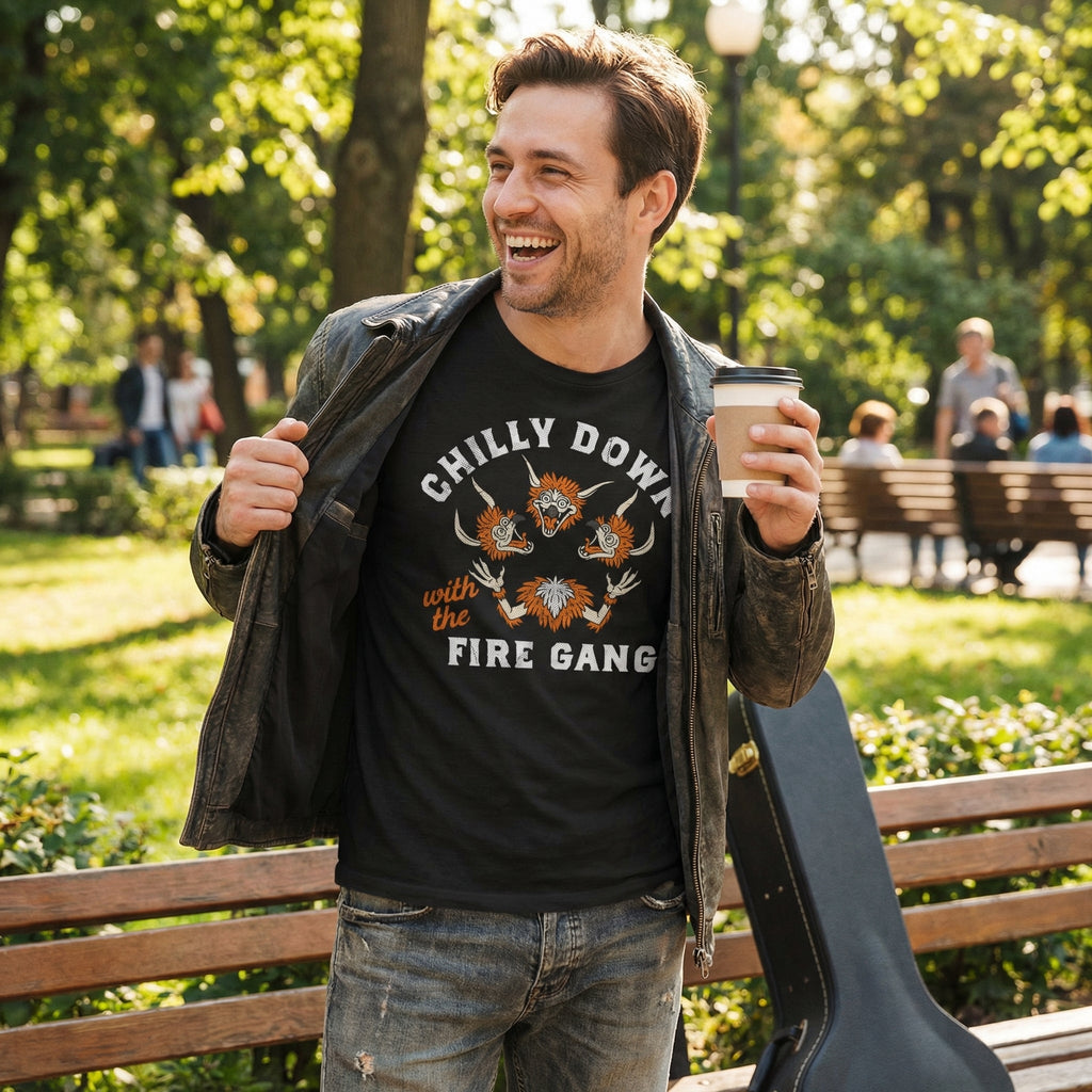 Chilly Down With The Fire Gang Men's T Shirt