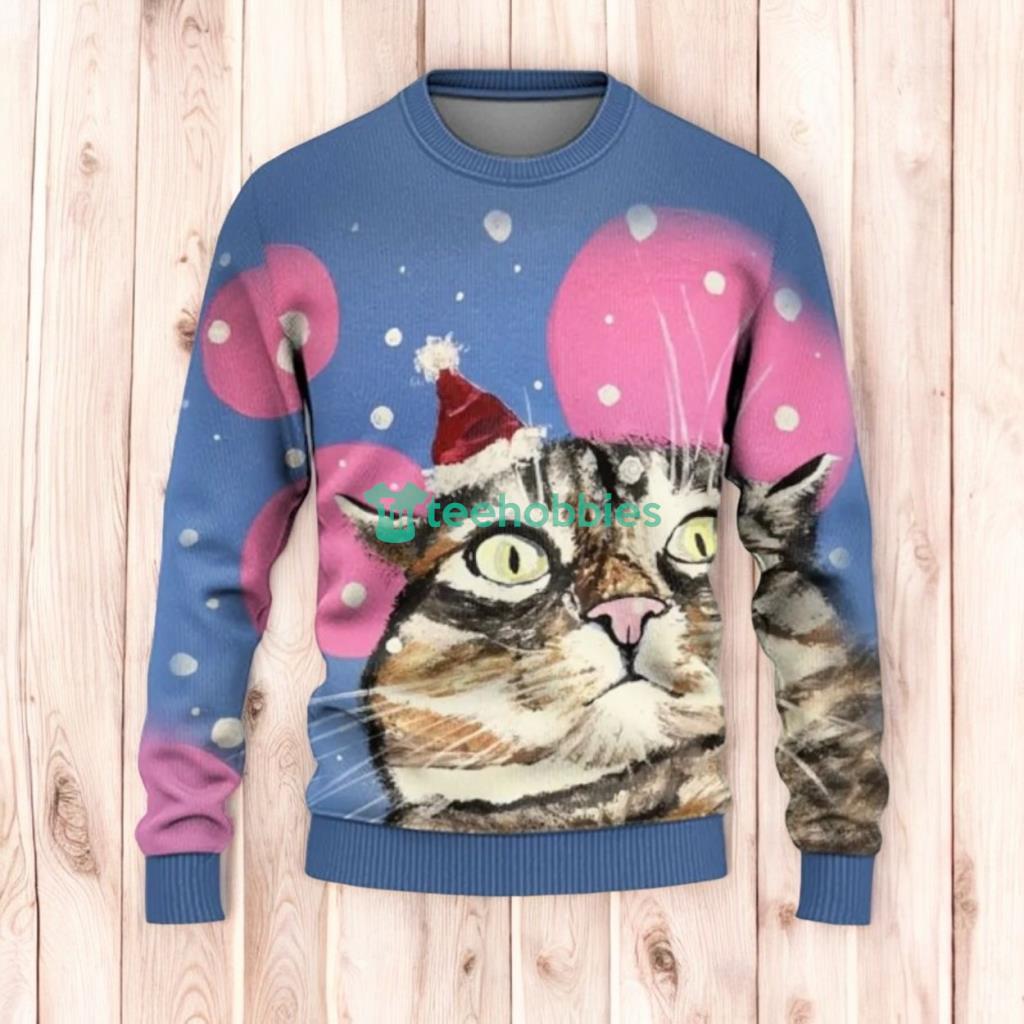 Christmas Cat Ugly Sweaters, Merry Christmas Ugly Sweaters