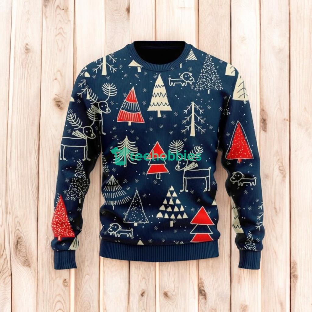 Christmas Tree And Reindeer Ugly Sweaters, Merry Christmas Ugly Sweaters