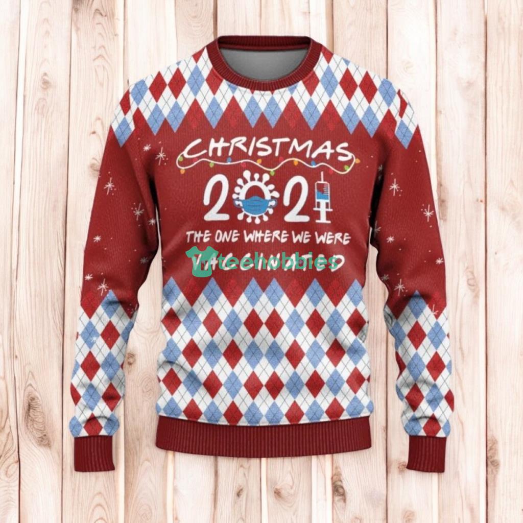 Christmas Ugly Sweater Christmas Vaccinated Ugly Sweaters, Merry Christmas Ugly Sweaters
