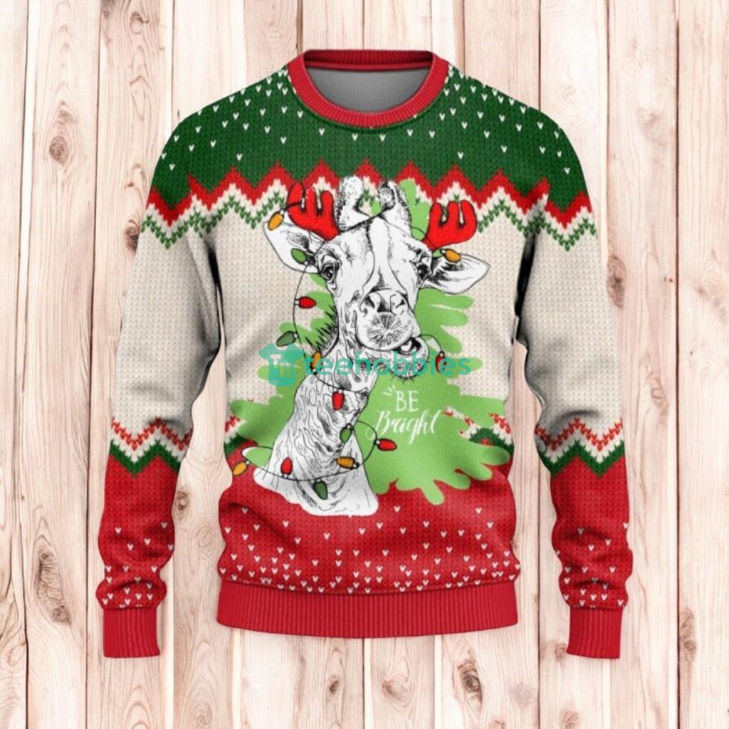 Christmas Ugly Sweater Cute Christmas Giraffe Ugly Sweaters, Merry Christmas Ugly Sweaters