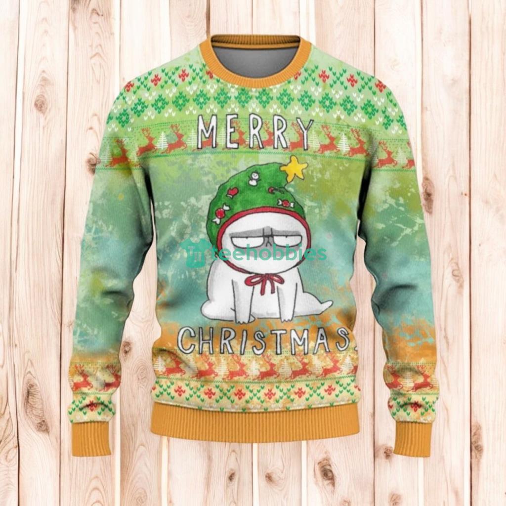 Christmas Ugly Sweater Cute Christmas Pug Dog Cartoon Ugly Sweaters, Merry Christmas Ugly Sweaters