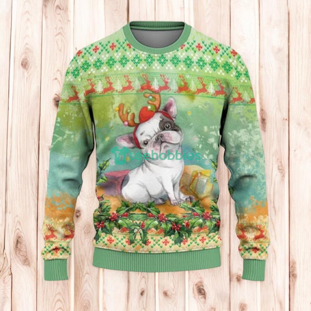 Christmas Ugly Sweater Cute Christmas Reindeer Pug Dog Ugly Sweaters, Merry Christmas Ugly Sweaters
