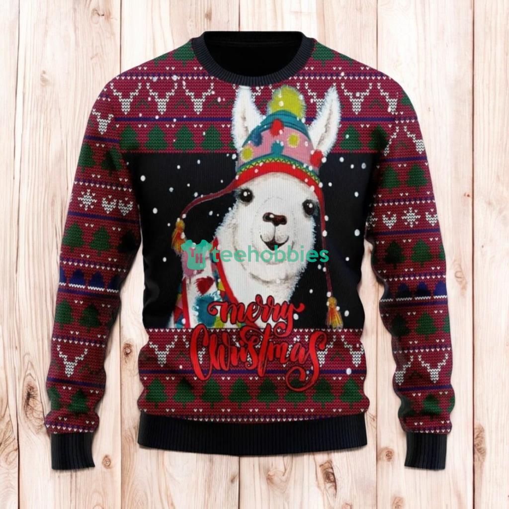 Christmas Ugly Sweater Cute Llama Christmas Ugly Sweaters, Merry Christmas Ugly Sweaters