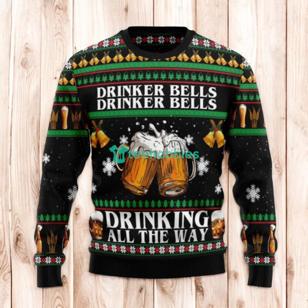 Christmas Ugly Sweater Drinker Bell Funny Unisex Sweater Gift