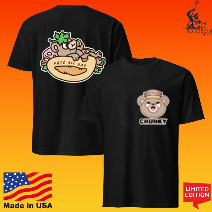 Chunky Pate All Day Bear T-shirt