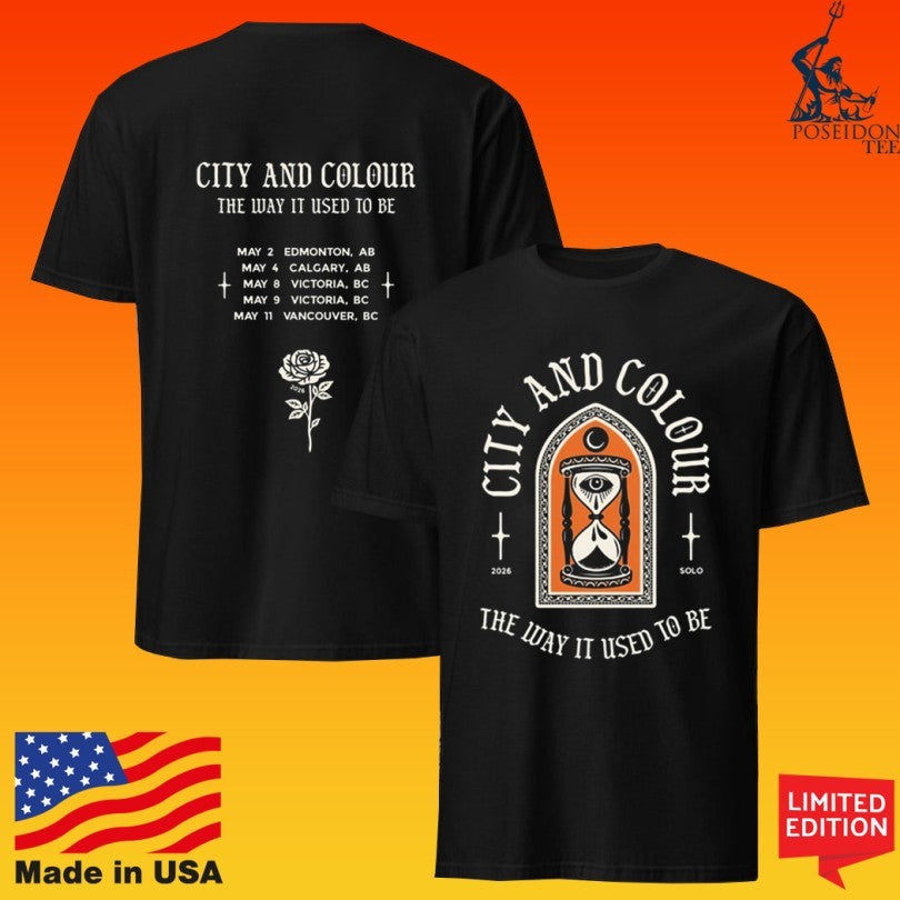 City And Colour The Way It Used To Be Solo Tour May 2026 T-shirt
