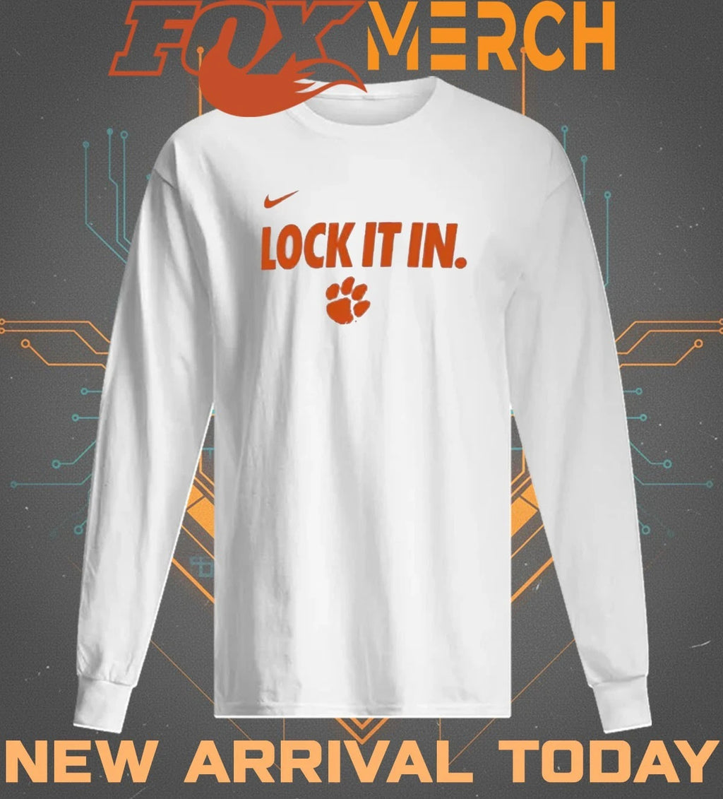 Clemson Tigers Lock It In 2026 On-Court Bench Legend Dri-FIT t-shirt