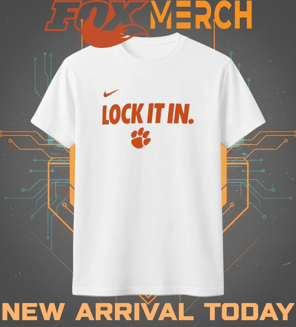 Clemson Tigers Lock It In 2026 On-Court Bench Legend Dri-FIT t-shirt