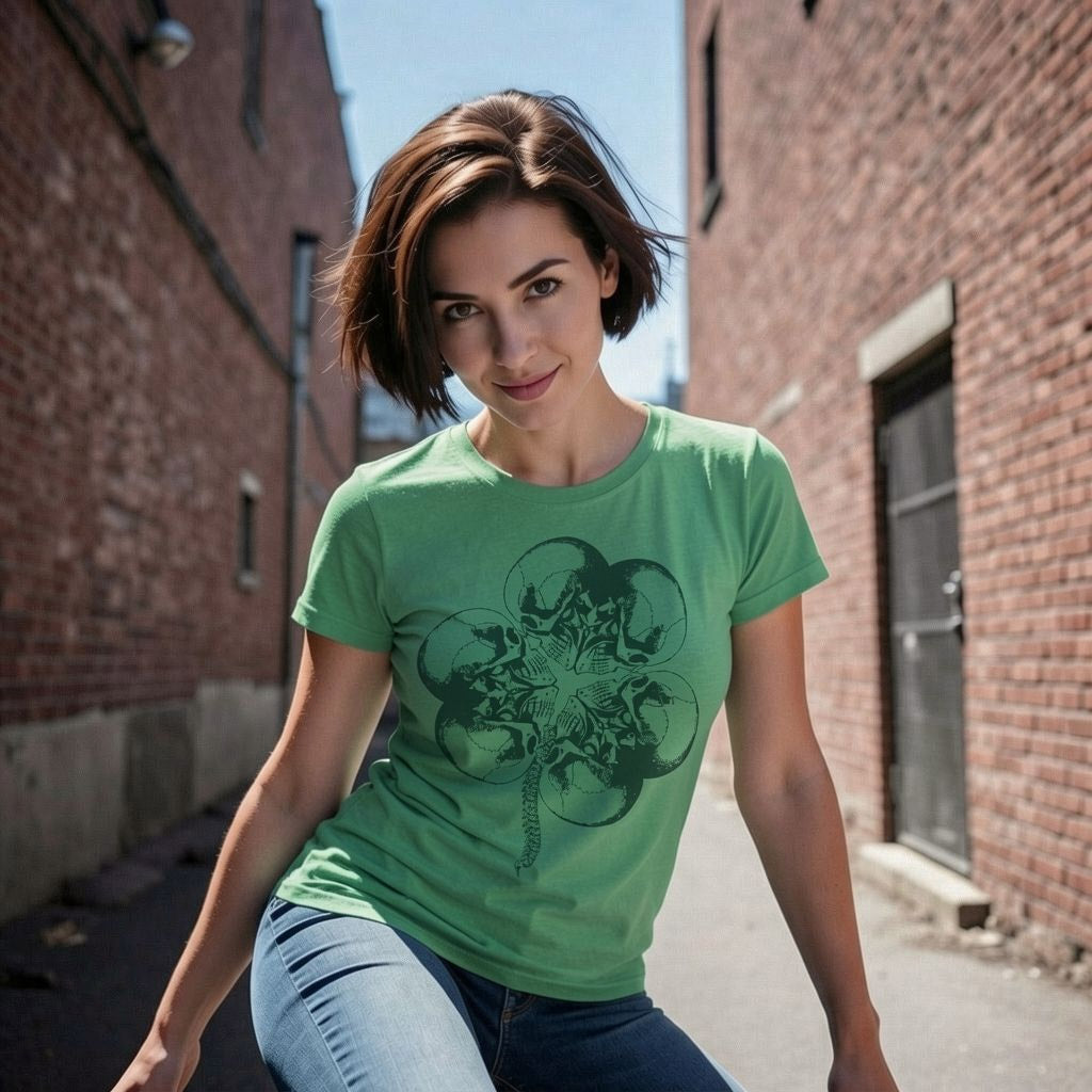 Bone Shamrock Women's T Shirt
