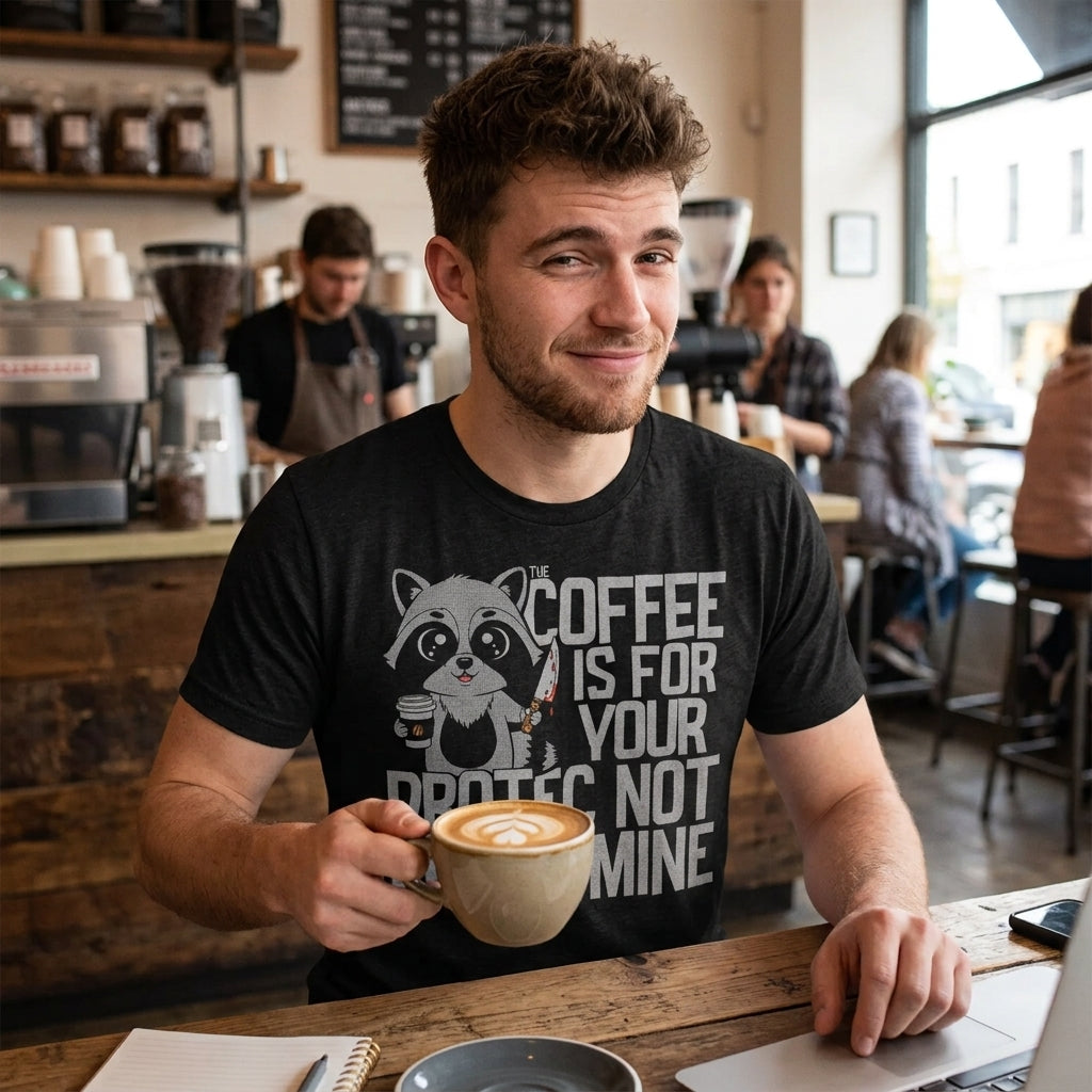 Coffee Is For Your Protection Not Mine Men's T Shirt