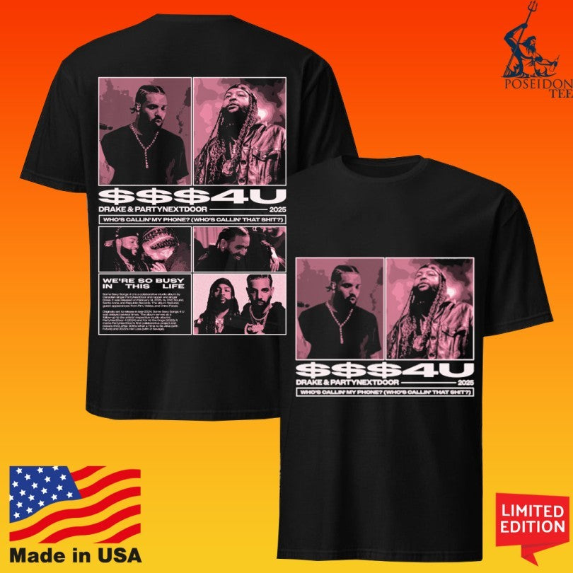 Cold Prints Drake Iceman $$u Collage T-shirt