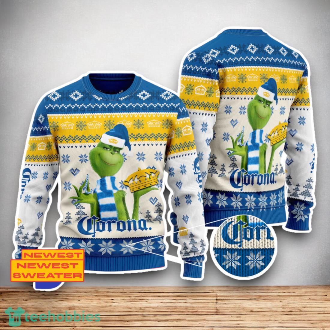 Corona Extra The Grinch Ugly Christmas Sweater Christmas Special Gifts For Men Women