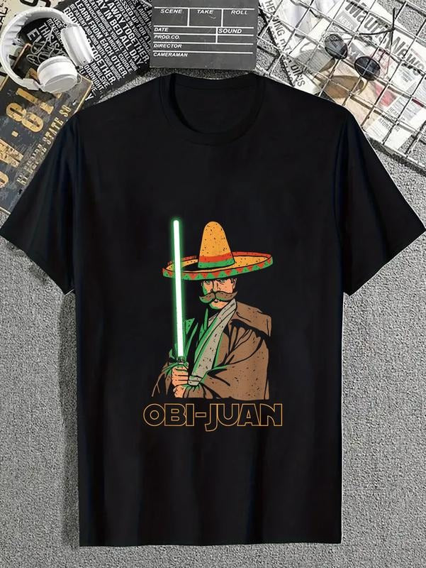 cotton Obi Juan Funny Cinco De Mayo Shirt Mexican Movie Nerd Lover T-Shirt casual Fashion graphic tees for women Hoodie,...