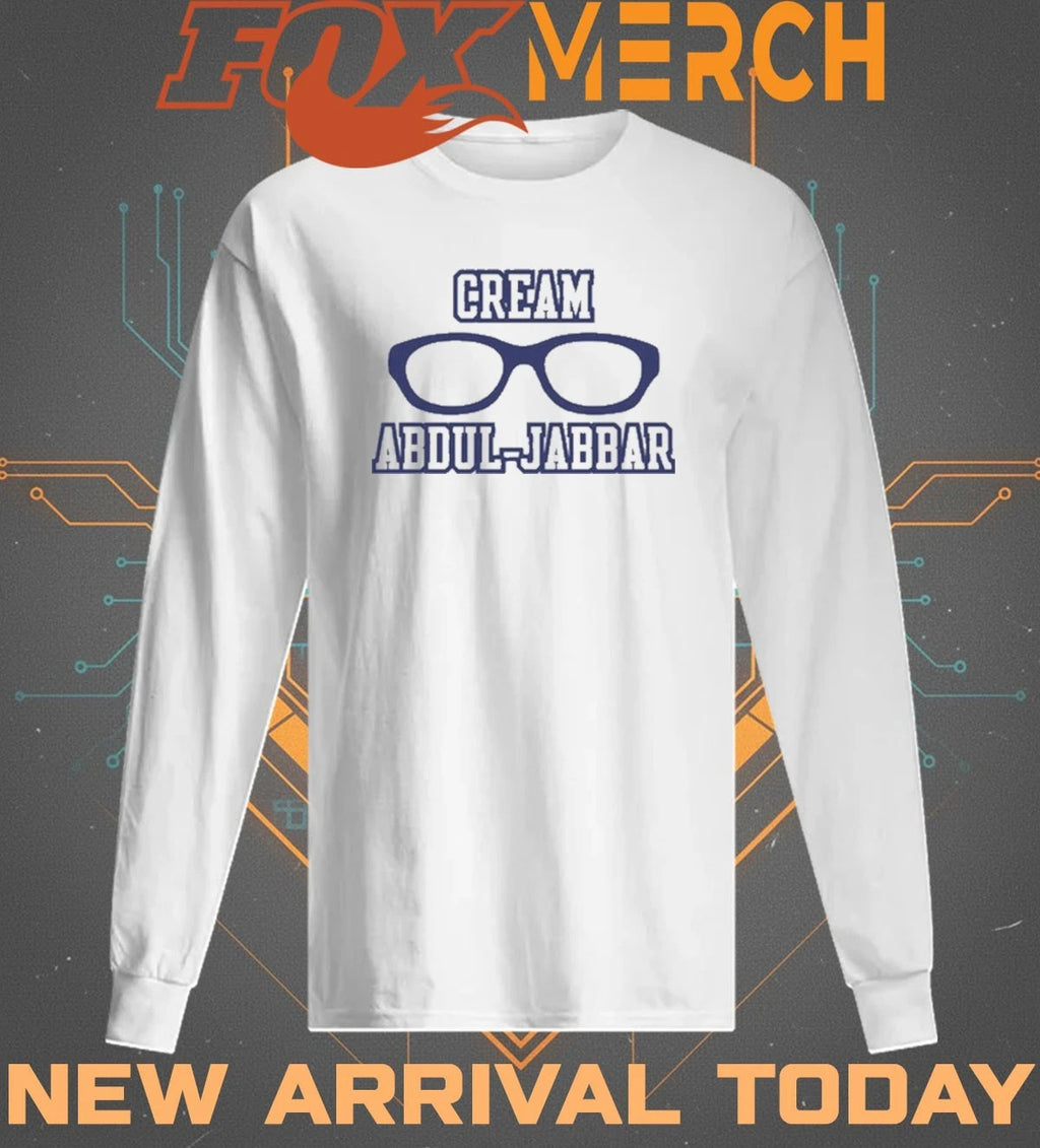 Cream abdul jabbar t-shirt