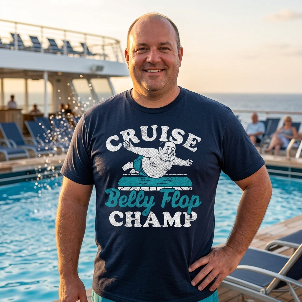 Cruise Belly Flop Champ Men's T Shirt