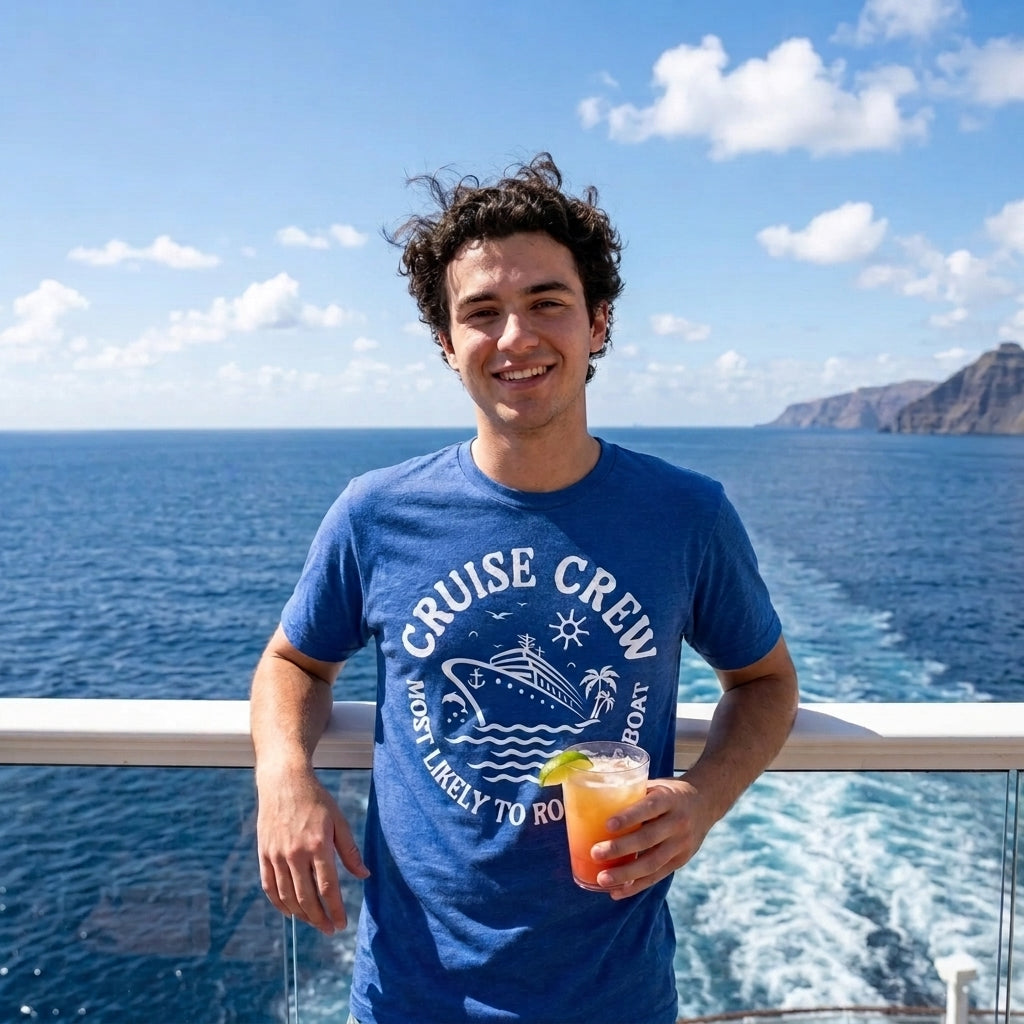 Cruise Crew Most Likely To Rock The Boat Men's T Shirt