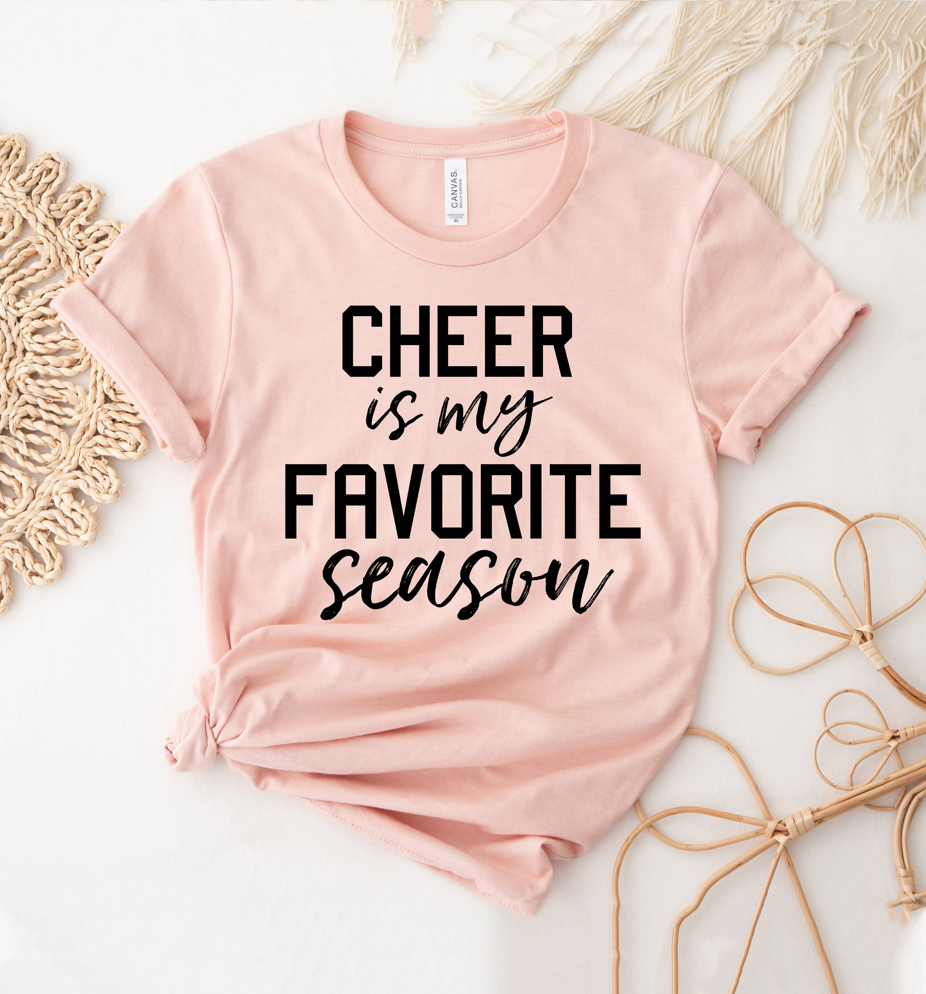 Cheer Is My Favorite Season T-Shirt Hoodie, Sweatshirt | PodTeesHub.com