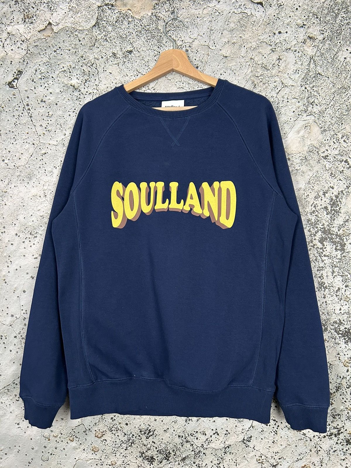 Vintage Soulland Boxy Crewneck Streetwear Vintage Spellout Retro T-Shirts, Hoodie, Sweatshirt | PodTeesHub.com
