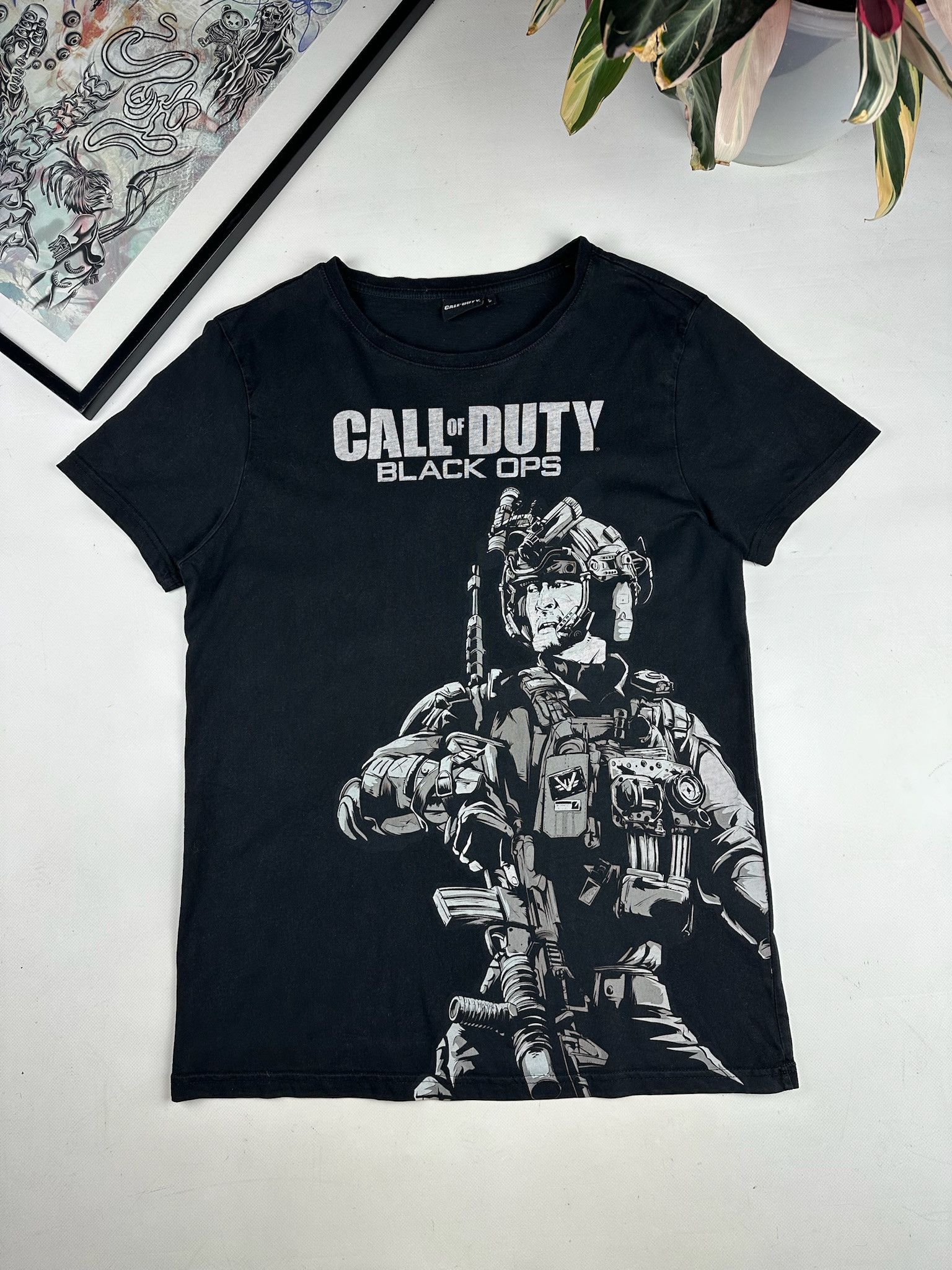 Playstation Call Of Duty Black Ops Promo Tee Vintage Game Hoodie, Sweatshirt | PodTeesHub.com