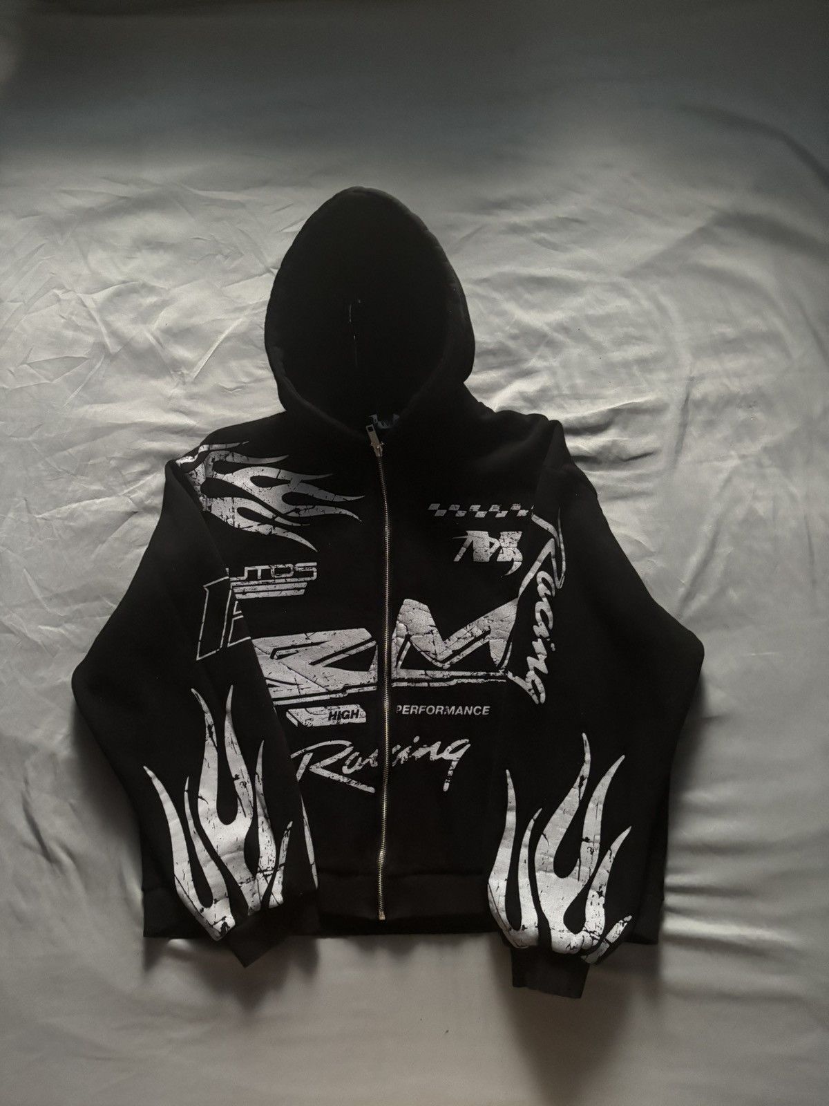 Other Large Mens Black And White Graphic Streetwear Hoodie T-Shirts, Sweatshirt | PodTeesHub.com