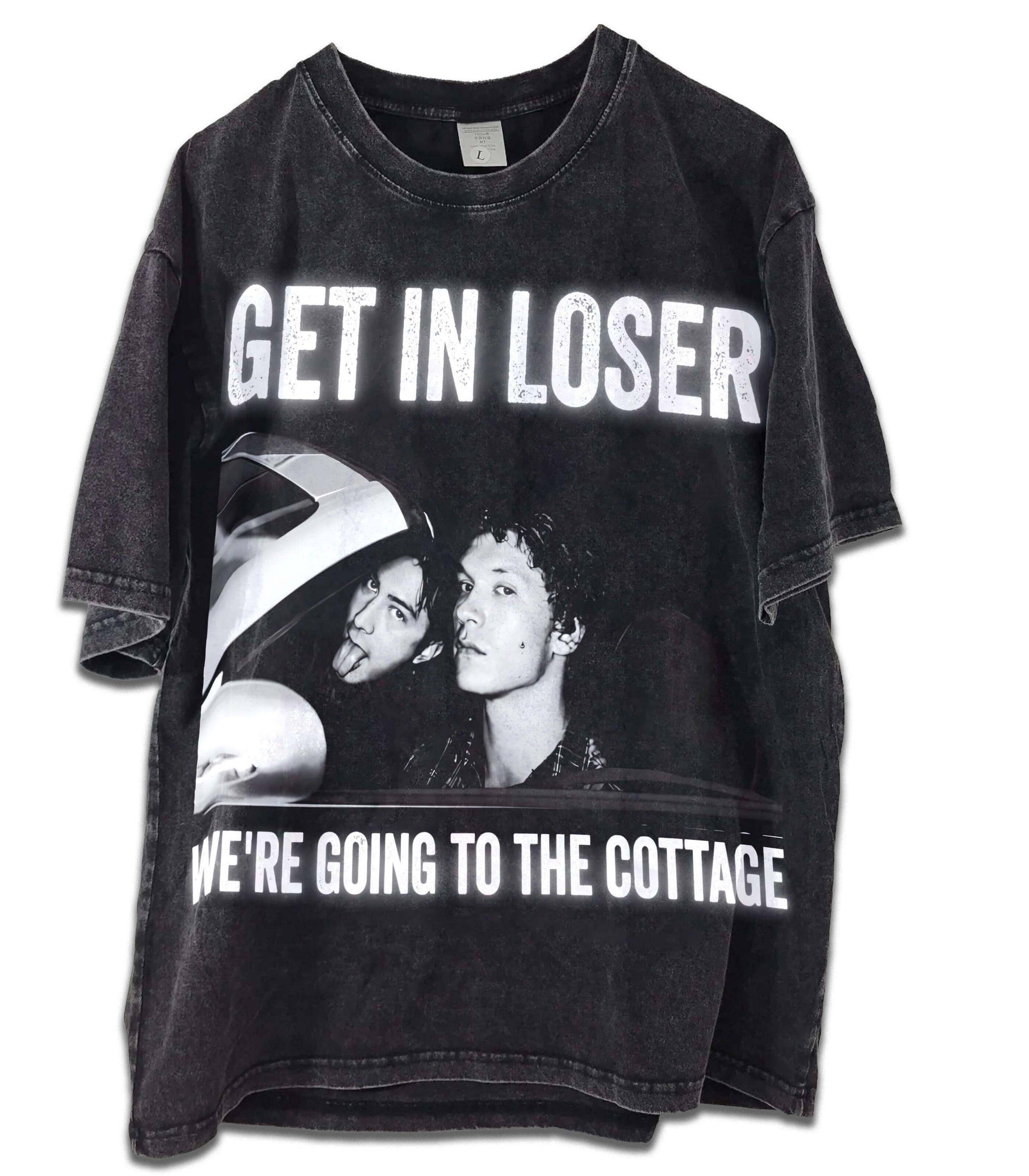 Vintage Get in Loser Cottage T-Shirt, Heated Rivalry Apparel Hoodie, Sweatshirt | PodTeesHub.com