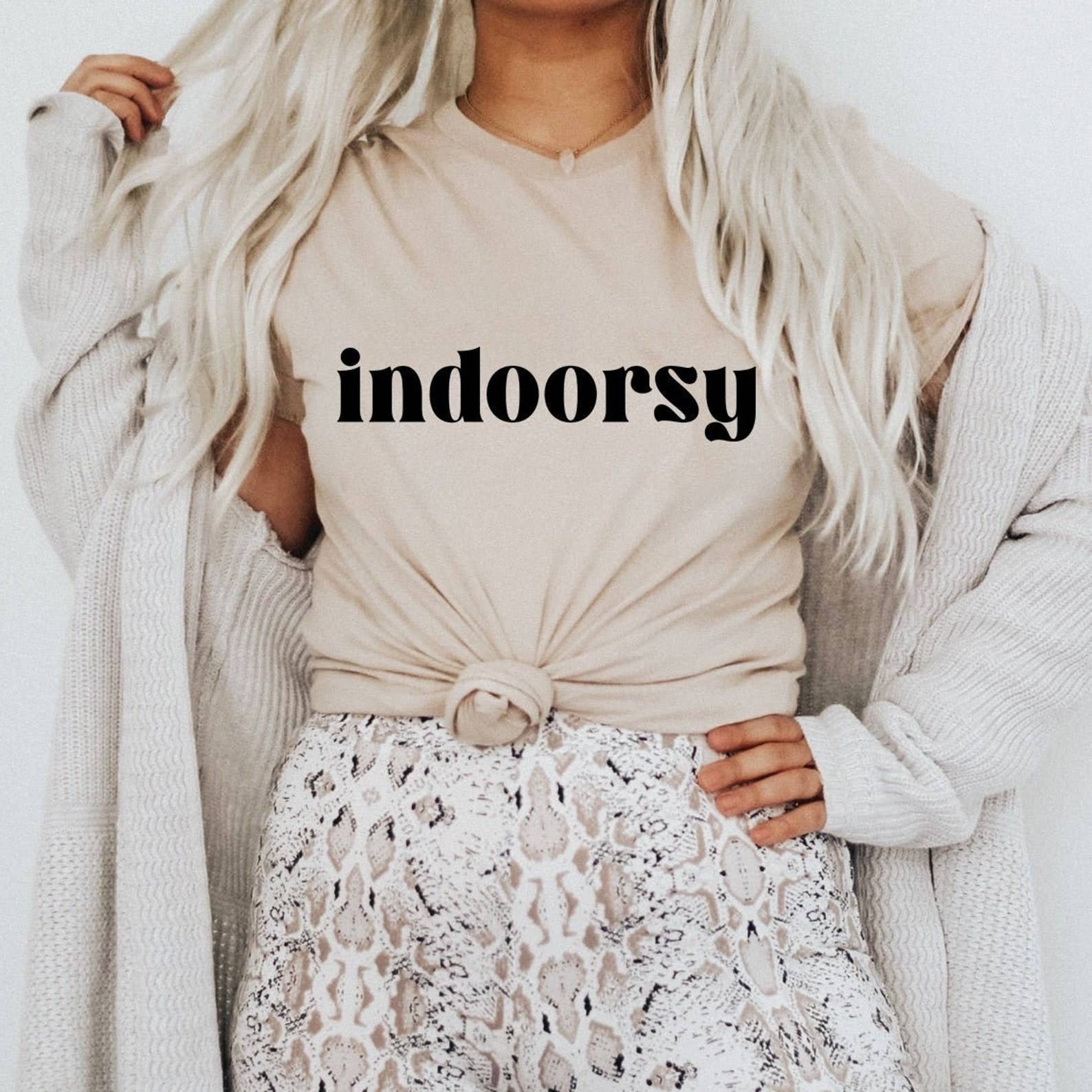 Indoorsy T-Shirt Hoodie, Sweatshirt | PodTeesHub.com