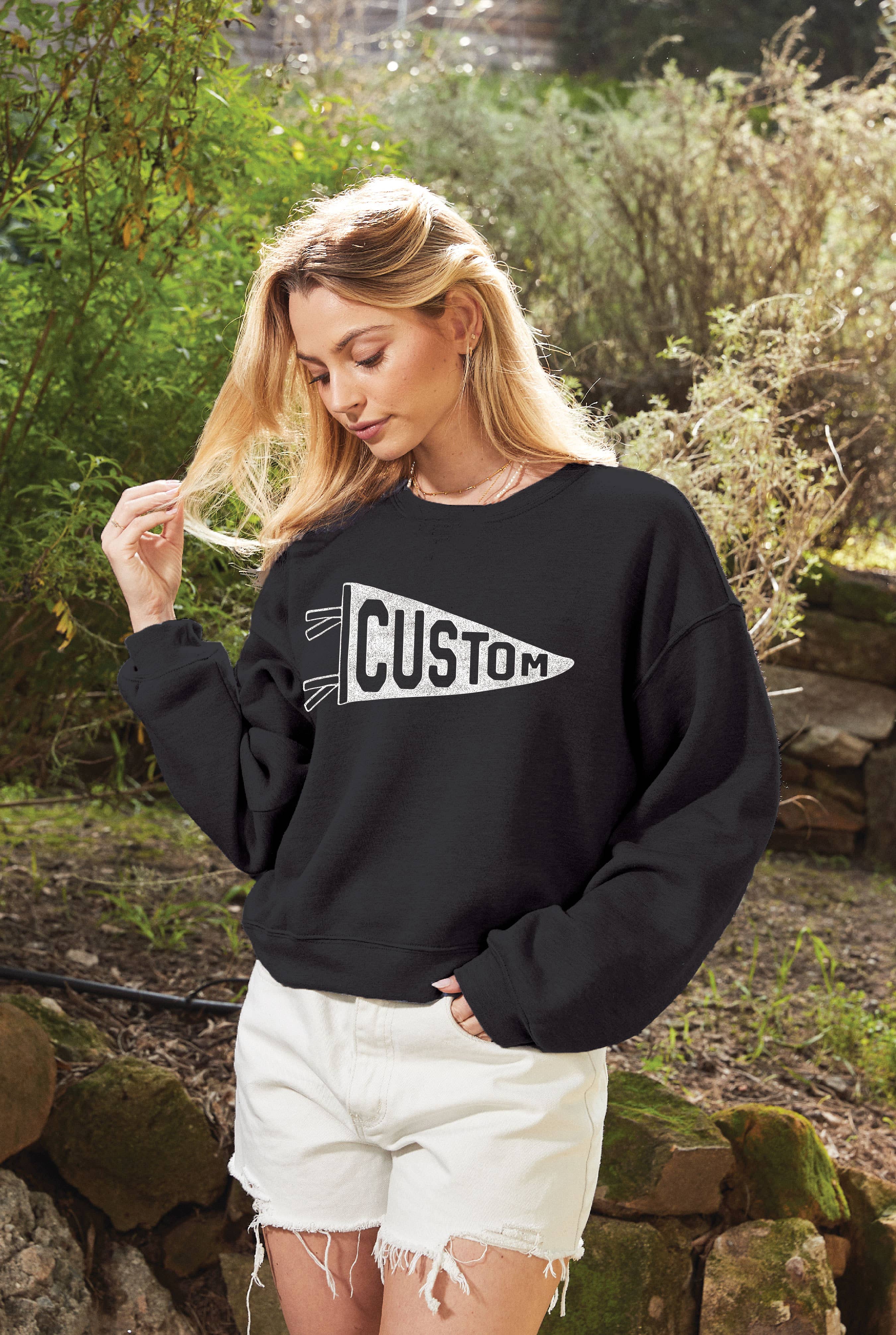 Custom Pennant Mid Graphic Sweatshirt T-Shirts, Hoodie | PodTeesHub.com