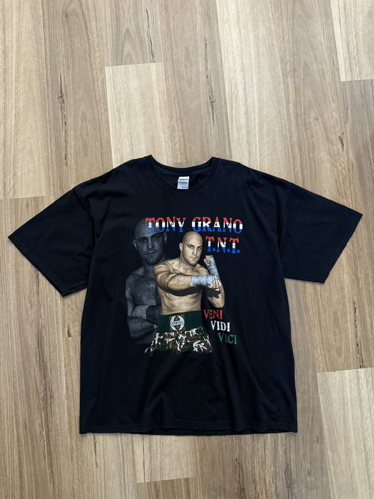 Rap Tees X Vintage Vintage 2000s Tony Tnt Grano Boxing Champion Rap T Shirt Hoodie, Sweatshirt | PodTeesHub.com