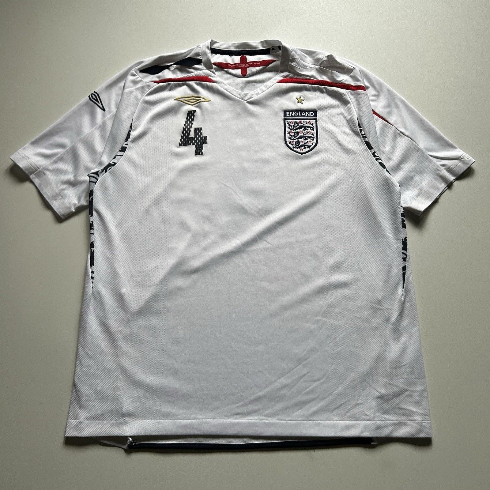 Vintage Umbro Steven Gerrard England Soccer Jersey Xl Rare T-Shirts, Hoodie, Sweatshirt | PodTeesHub.com