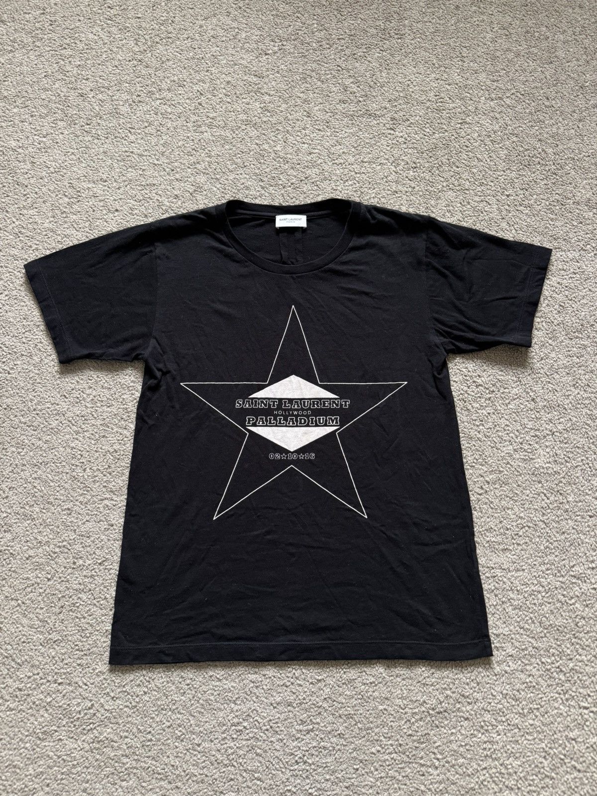 Hedi Slimane × Saint Laurent Parisxsfw16 Saint Laurent Hollywood Palladium Tee T Shirt Hoodie, Sweatshirt | PodTeesHub.com