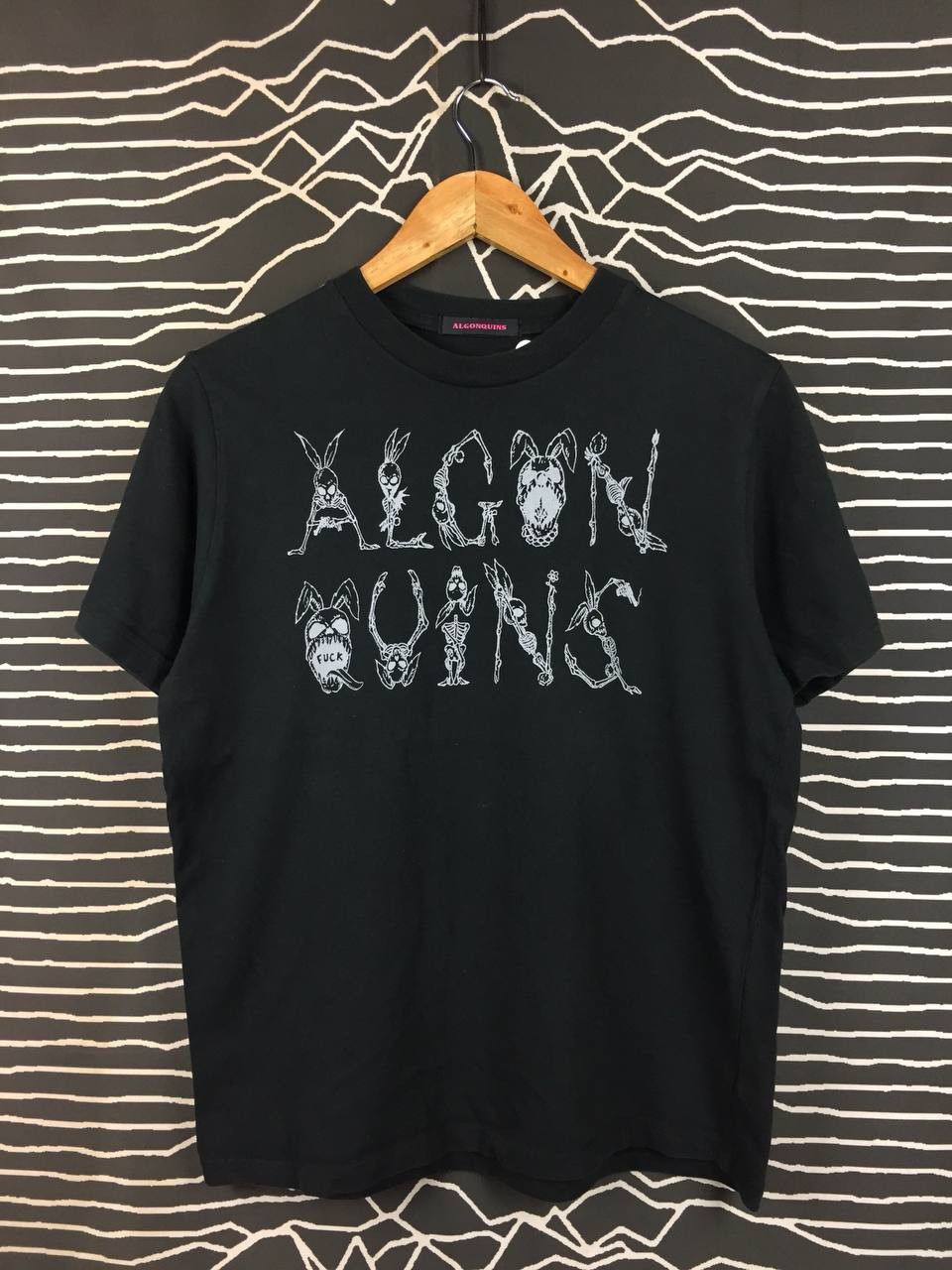 Japanese Brand Algonquins Japan Skull Bunny Bone Font Gothic Punk Tee Hoodie, Sweatshirt | PodTeesHub.com