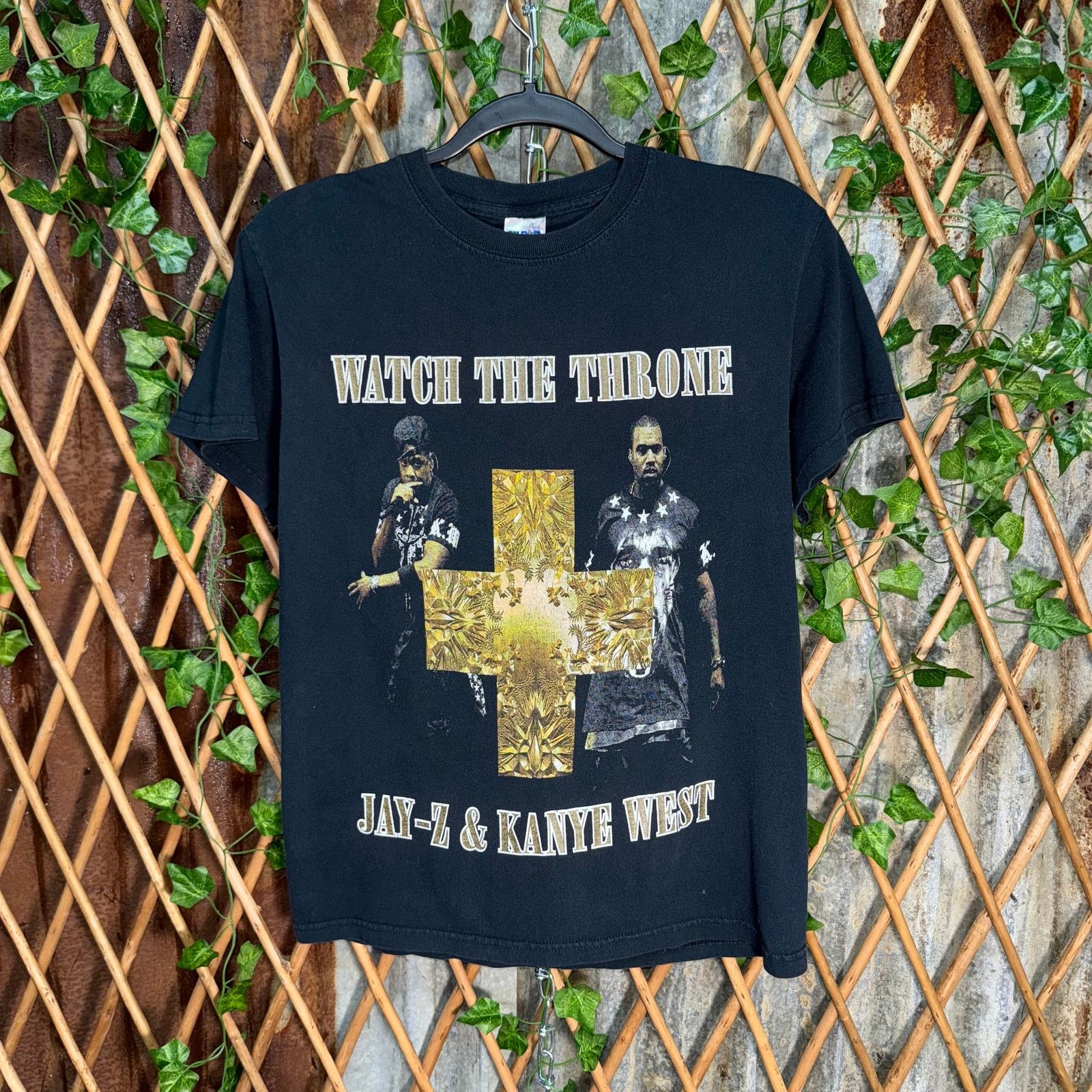 Gildan Vintage Y2k Watch The Throne Jay Z Kanye West 2010s T Shirt Hoodie, Sweatshirt | PodTeesHub.com