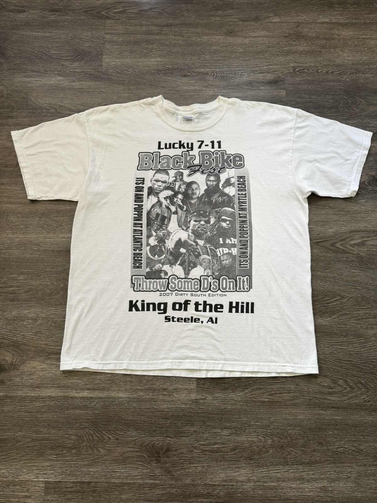 Rap Tees Vtg 2007 Black Bike Fest Rap Tee Jay Z Soulja Boy Fat Joe Hoodie, Sweatshirt | PodTeesHub.com